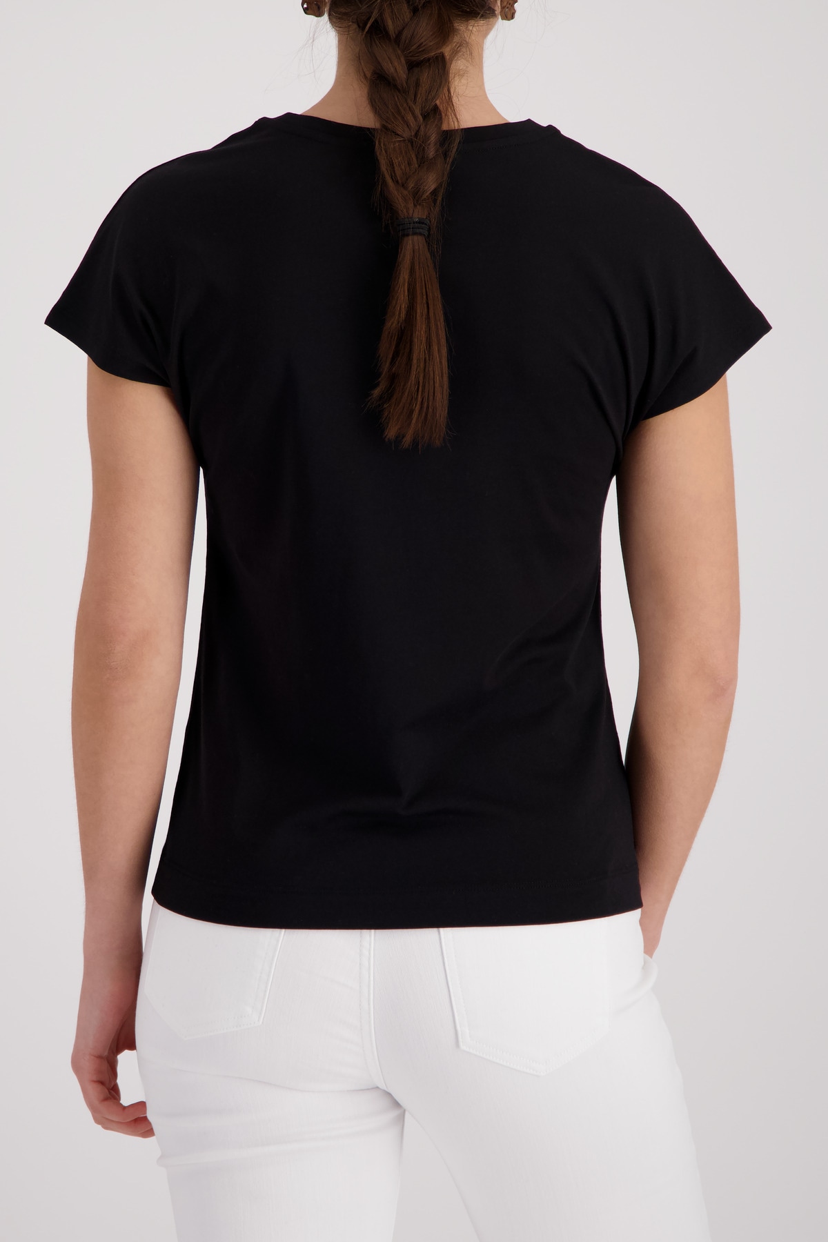 Monari T-Shirt »Shirt Basic Schmuck« Regular fit mit Strasssteinen