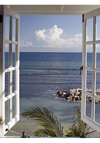 Home affaire Glasbild »Fenster mit Ausblick« kaufen