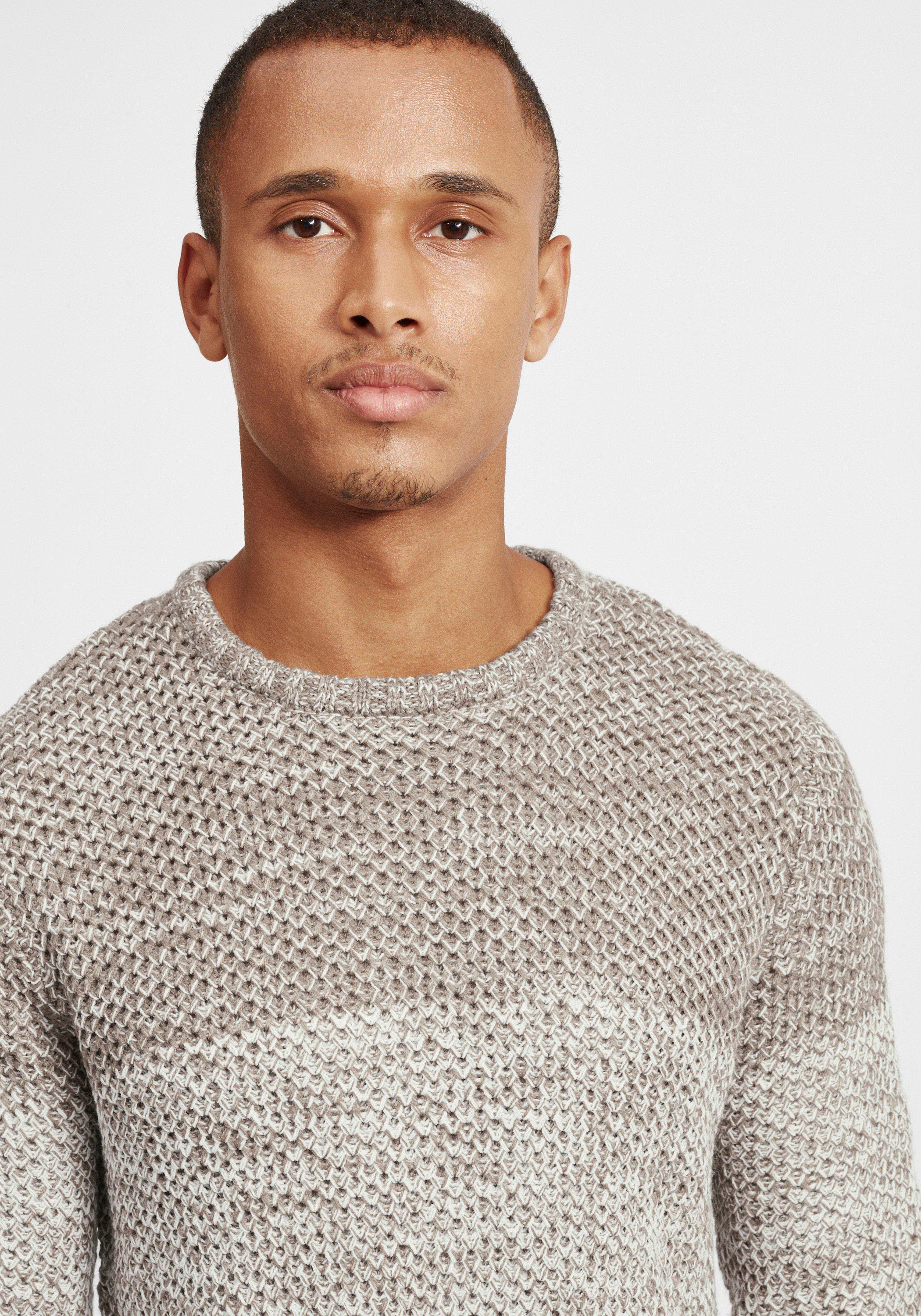 !Solid Strickfleece-Pullover »Strickpullover SDAyton«
