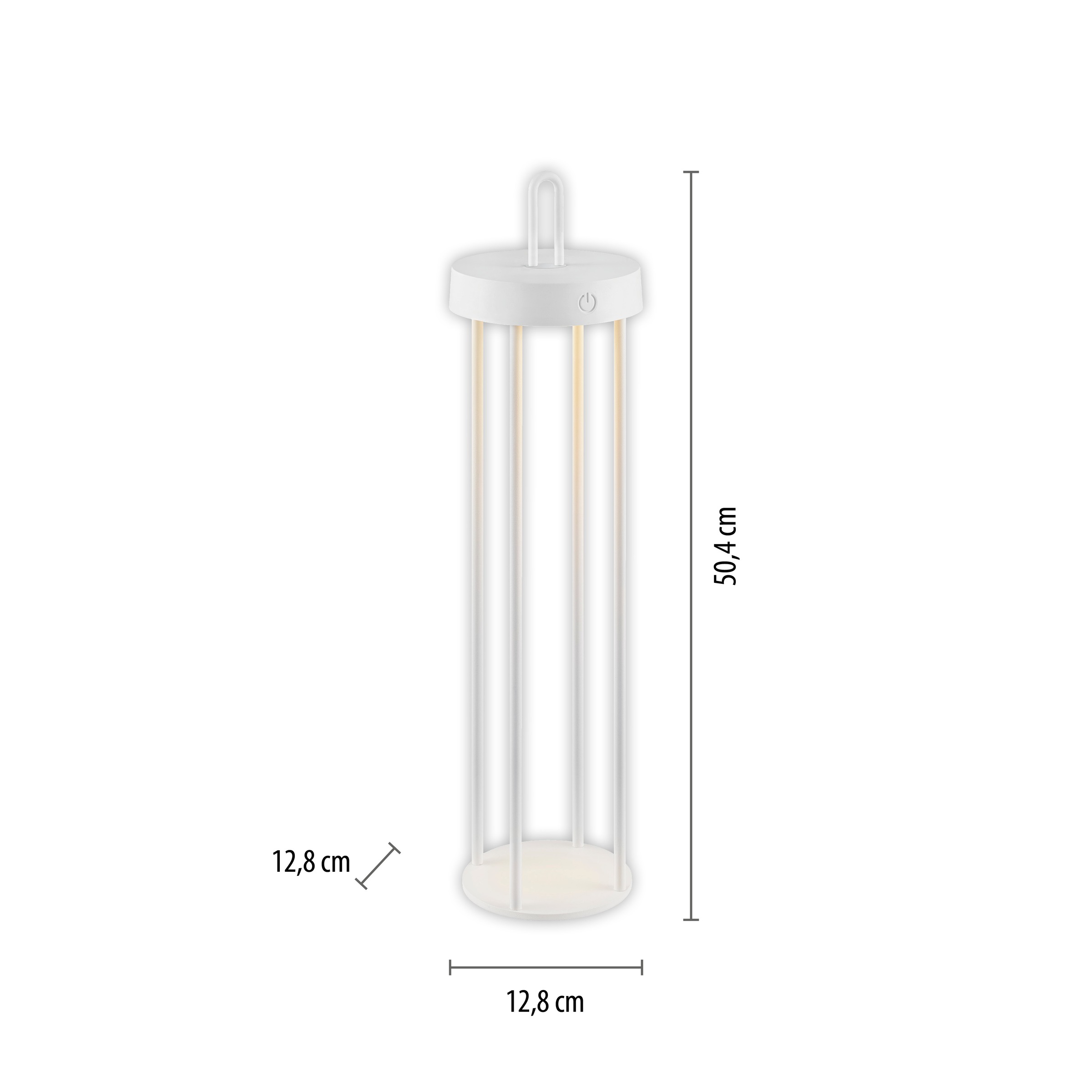 JUST LIGHT Stehlampe »ANSELM«, 1 flammig, Leuchtmittel LED-Modul | LED fest integriert, Akkuleuchte