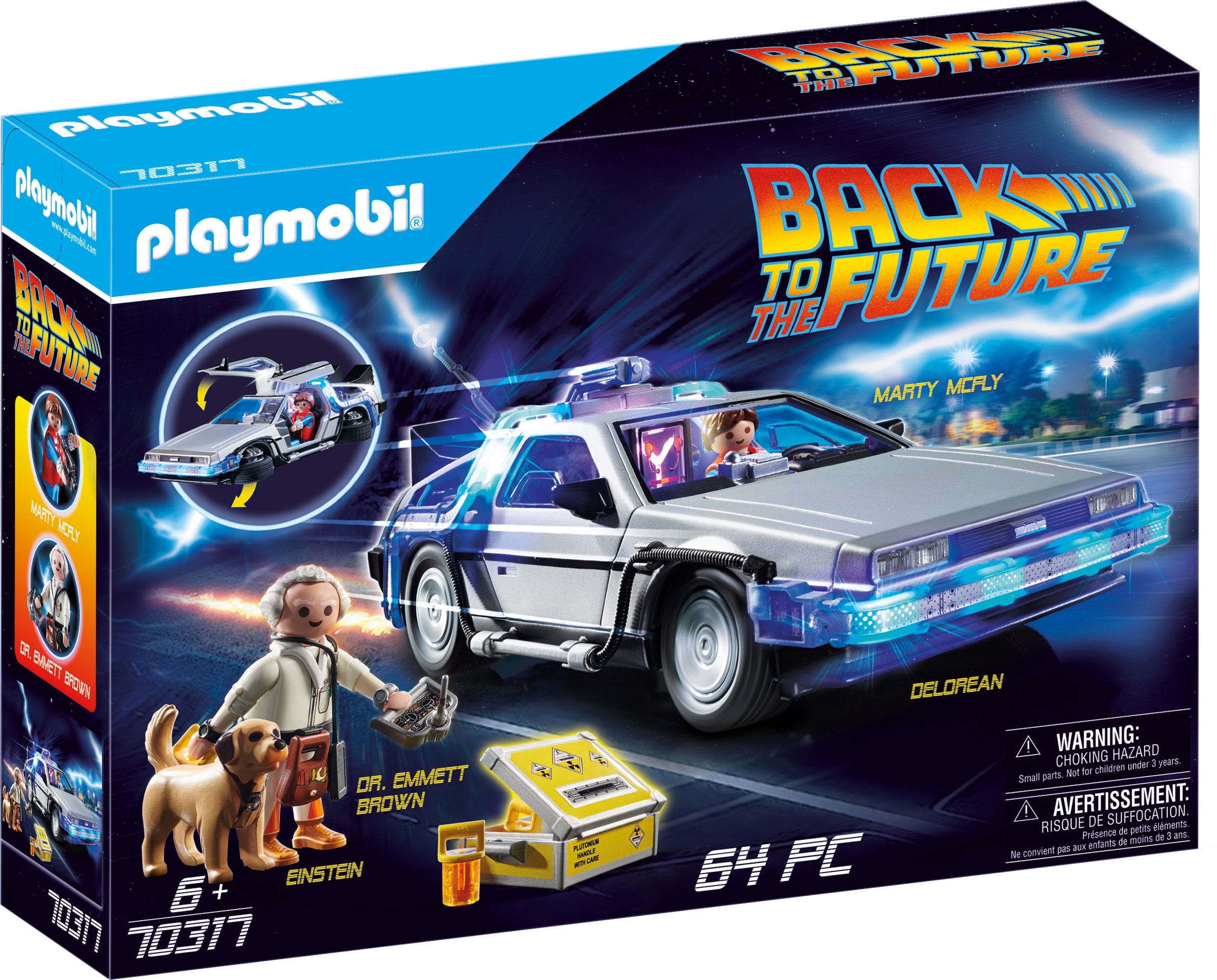 Playmobil® Konstruktions-Spielset »Back to the Future DeLorean (70317),Playmobil Back to the Future«, Made in Germany
