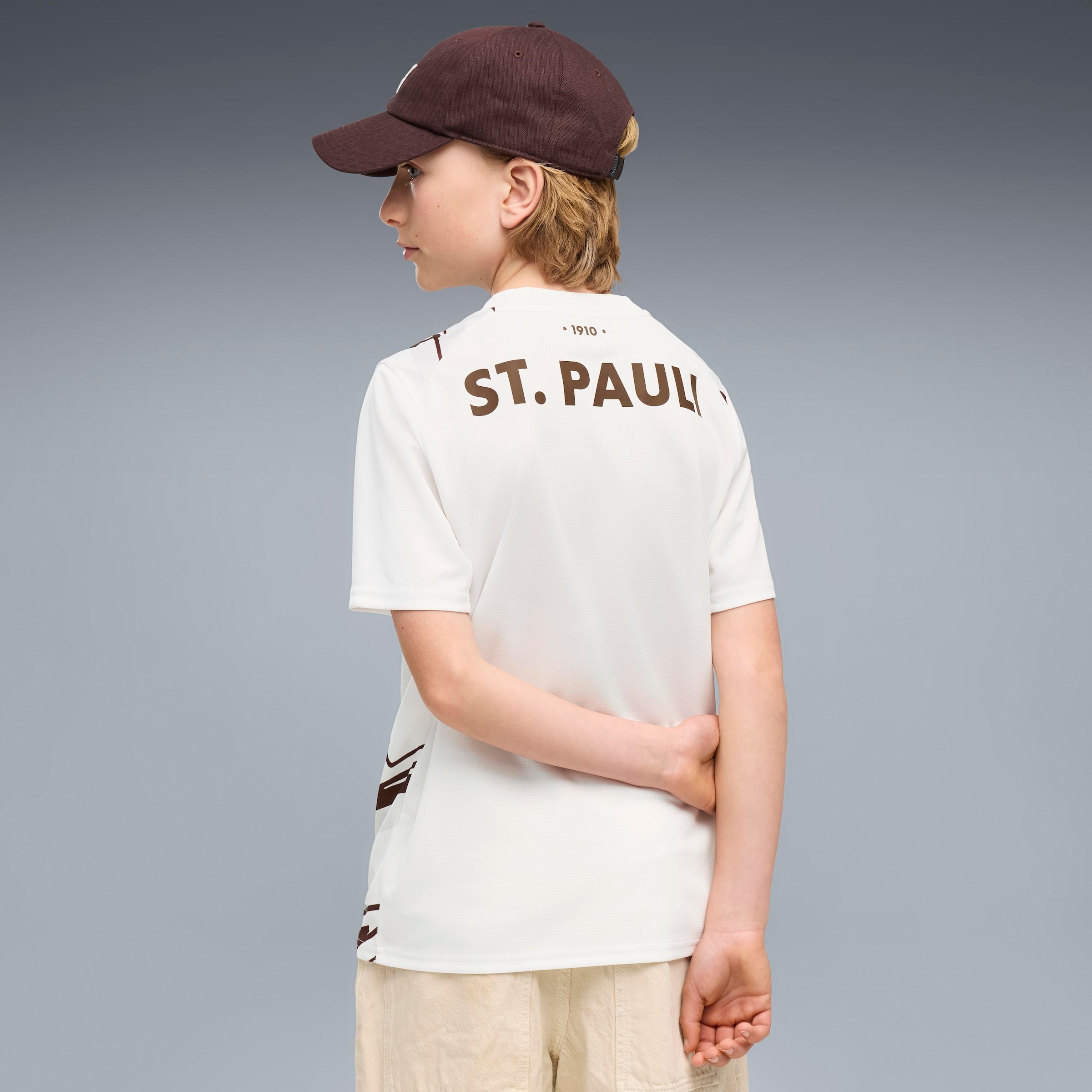 PUMA Fußballtrikot »FCSP AWAY JERSEY REPLICA JR« für Jugendliche, mit DryCELL Technologie, atmungsaktiv, Regular Fit