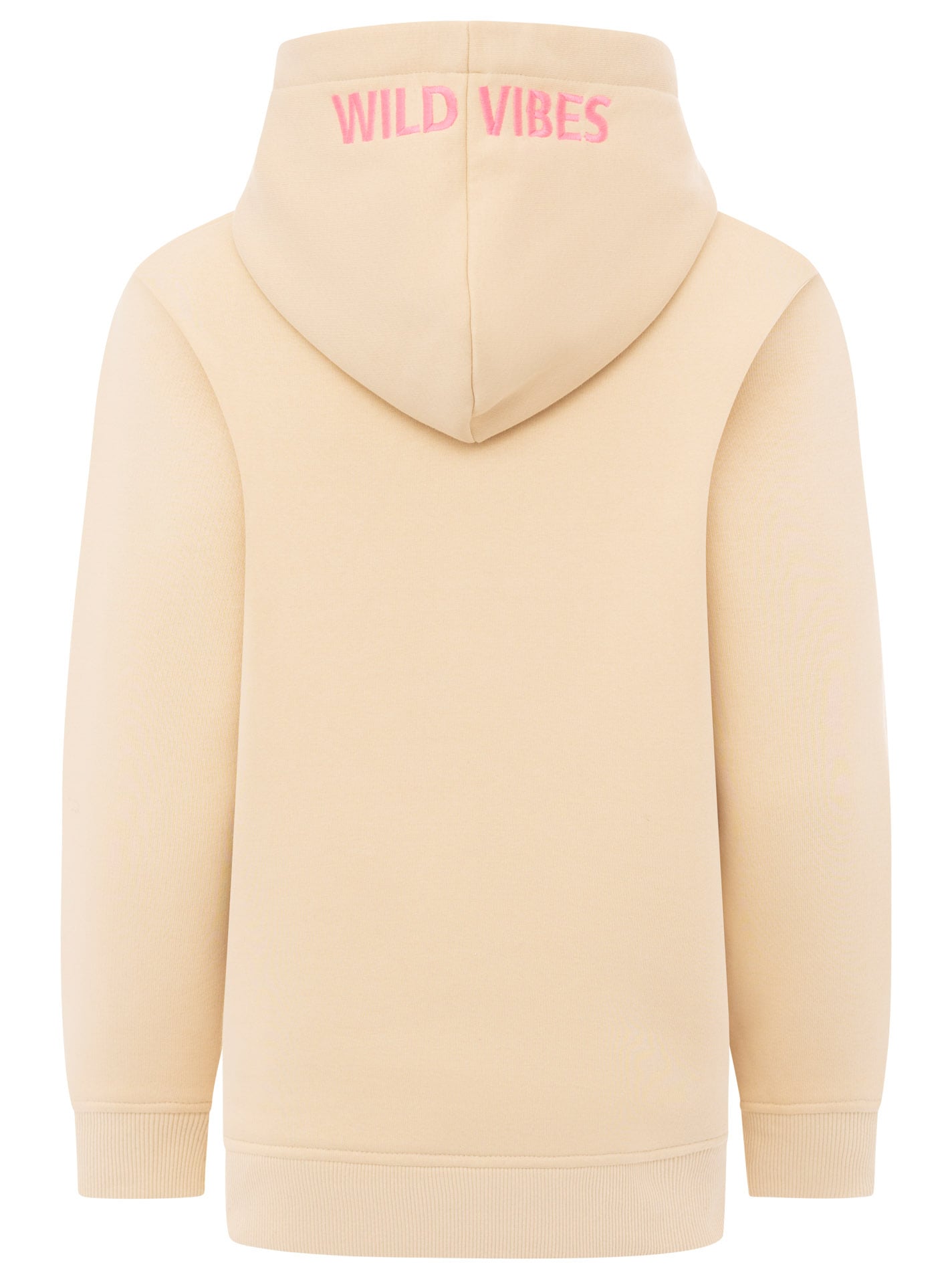 Zwillingsherz Hoodie »"Wild Vibes"«, runder Druck, Leo Details, Stickerei auf Kapuze, Fronttasche
