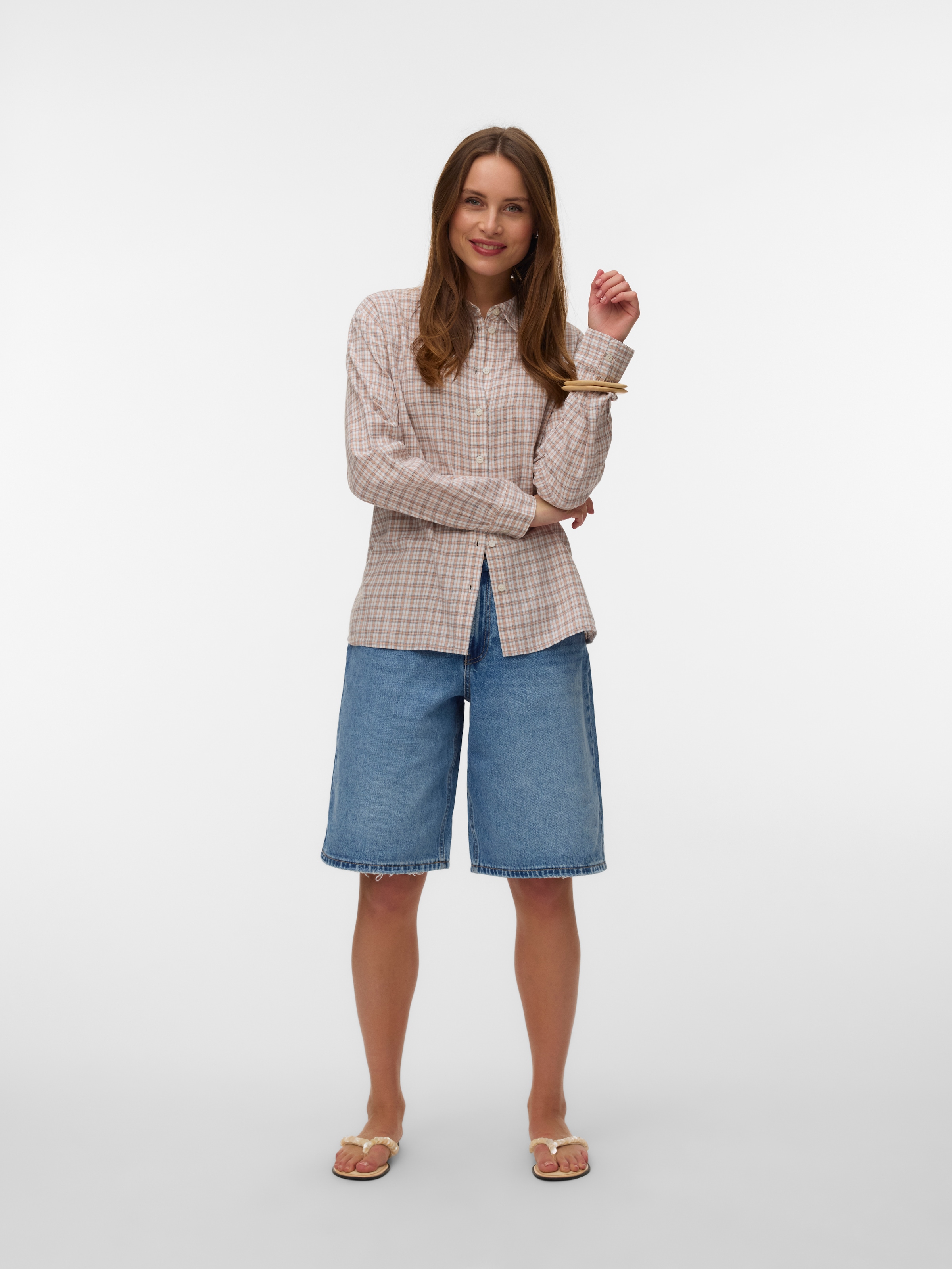 Vero Moda Jeansshorts »VMRAILA MR DENIM JORTS NOOS« Baumwolle, loose fit