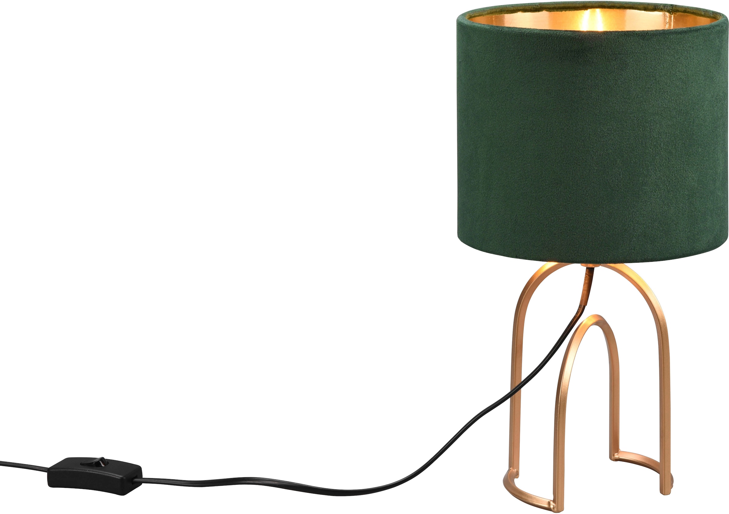 TRIO Leuchten Deko »Grace«, kaufen Schreibtischlampe bei Samtschirm Tischleuchte, flammig-flammig, exkl 1xE14 1 max Schnurschalter online OTTO 40W Design