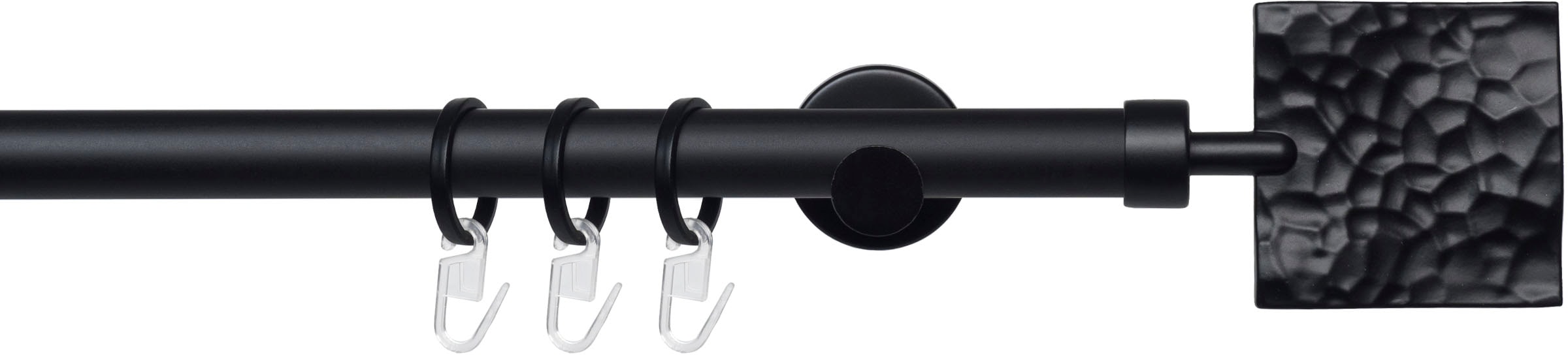 Liedeco Gardinenstange »Stilgarnitur 20 mm Blues Johnny« Ø 2 mm 1 läufig-läufig Fixmaß Gardinenstange Komplett