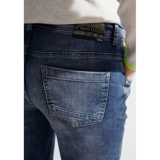 Cecil Slim-fit-Jeans, in mittelblauer Waschung bestellen bei OTTO