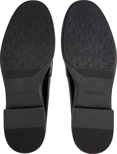 Calvin Klein Loafer »RUBBER SOLE LOAFER W/HW«, Anzugschuh, Businessschuh, Slipper mit feiner Schmuckspange