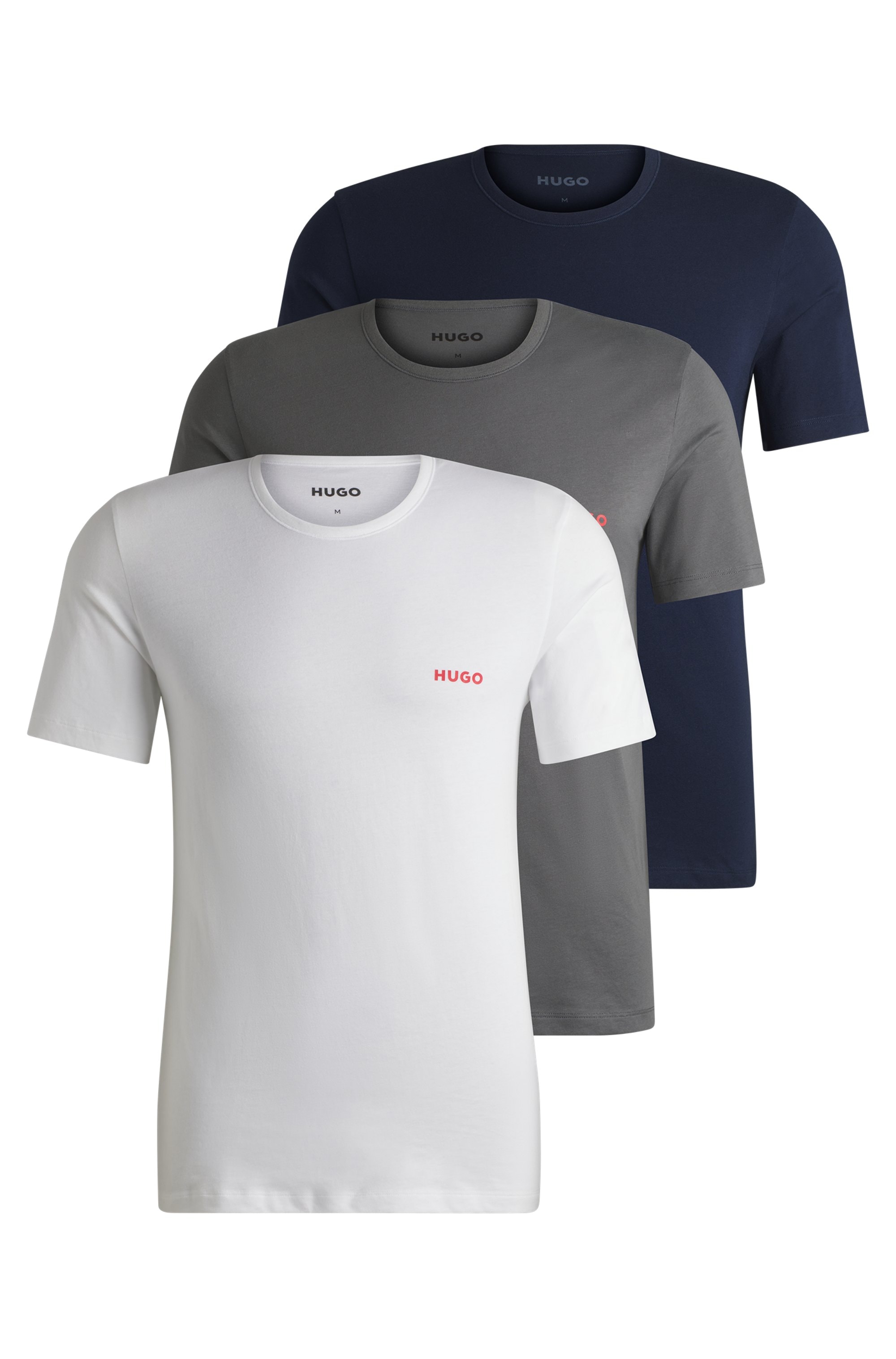 HUGO Underwear T-Shirt »RN TRIPL«, (Packung, 3 tlg.), mit Rundhalsausschnitt