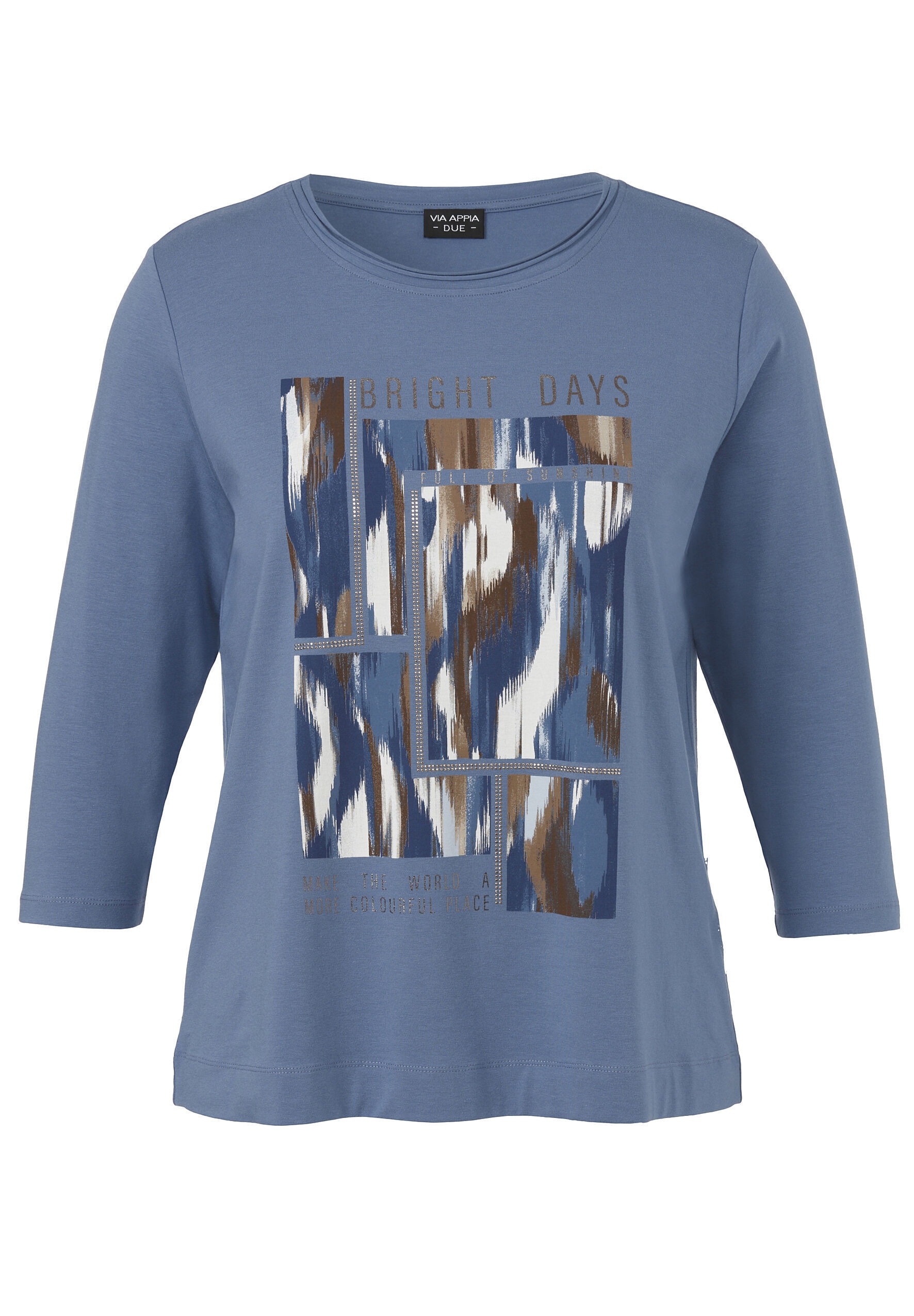 VIA APPIA DUE T-Shirt »VIA APPIA DUE T-Shirt« mit geschmückten Motiv