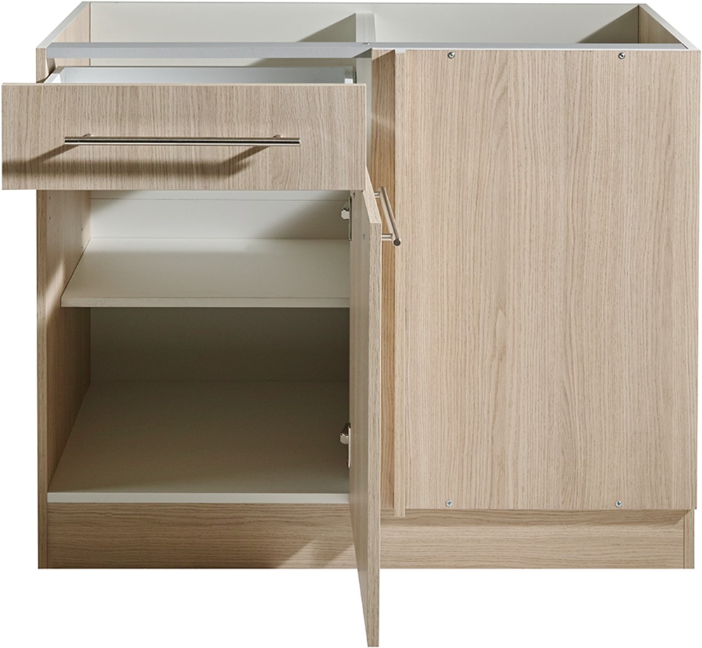 wiho Küchen Eckunterschrank »Filo« 100 cm breit, Planungsmaß 110 cm, ohne Arbeitsplatte