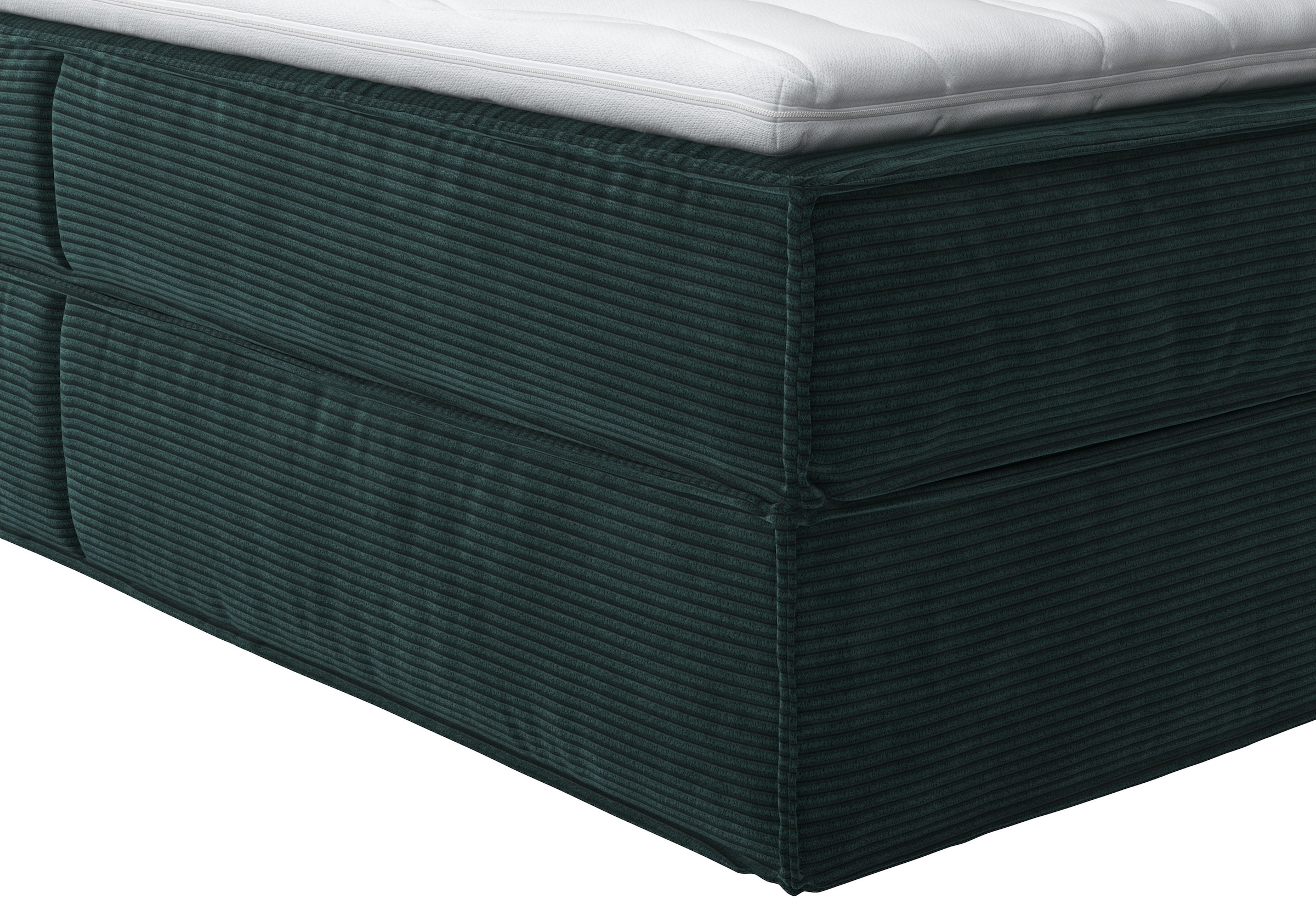LeGer Home by Lena Gercke Boxspringbett »Addyson«, (Härtegrade H2, H3 und H4 wählbar), Boxspringbett inkl. Topper, 2 Matratzen