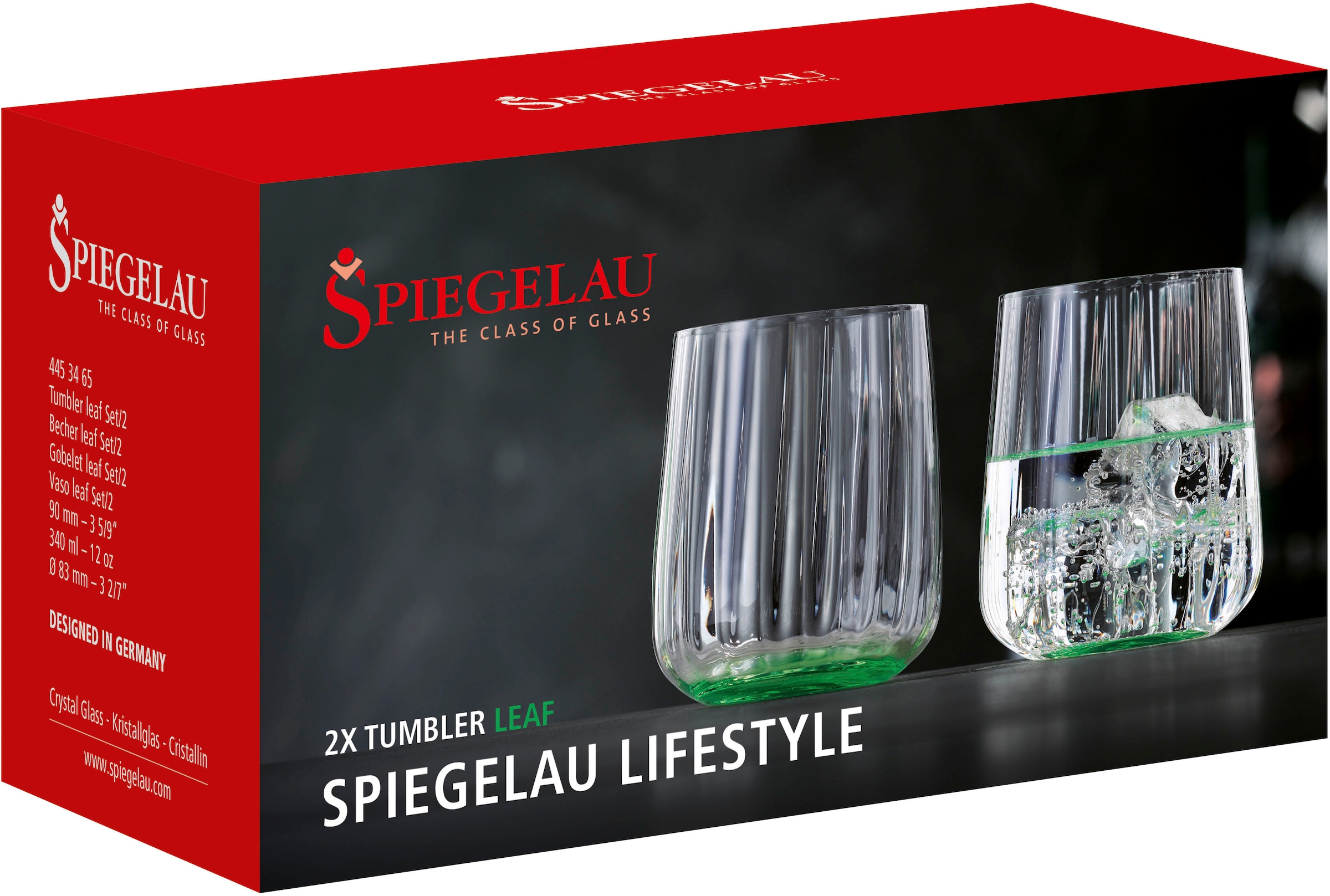 SPIEGELAU Becher »LifeStyle«, (Set, 2 tlg.), 340 ml, 2-teilig