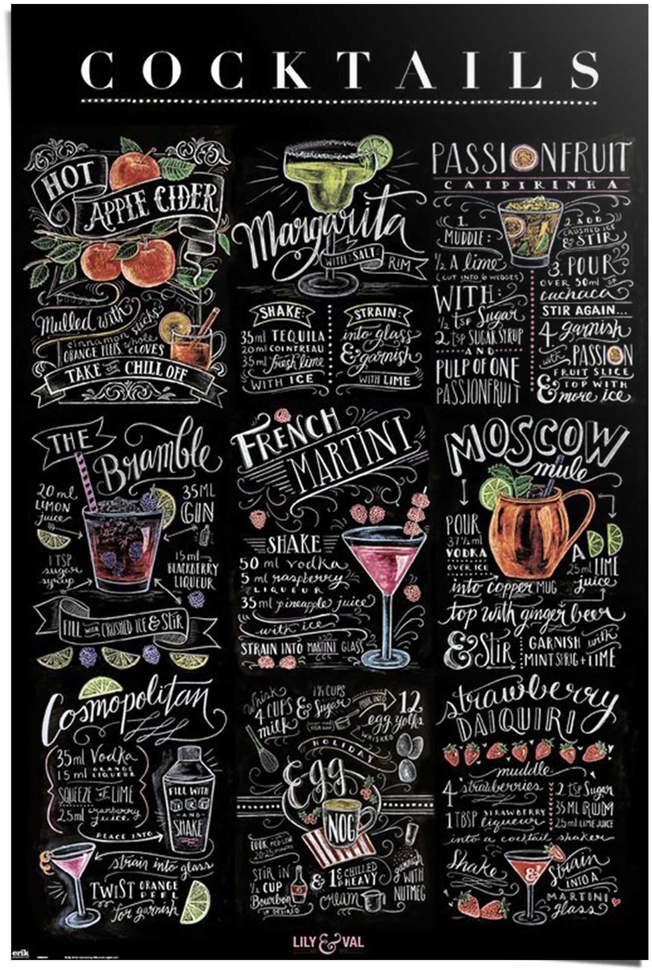 Reinders! Poster »Cocktails«