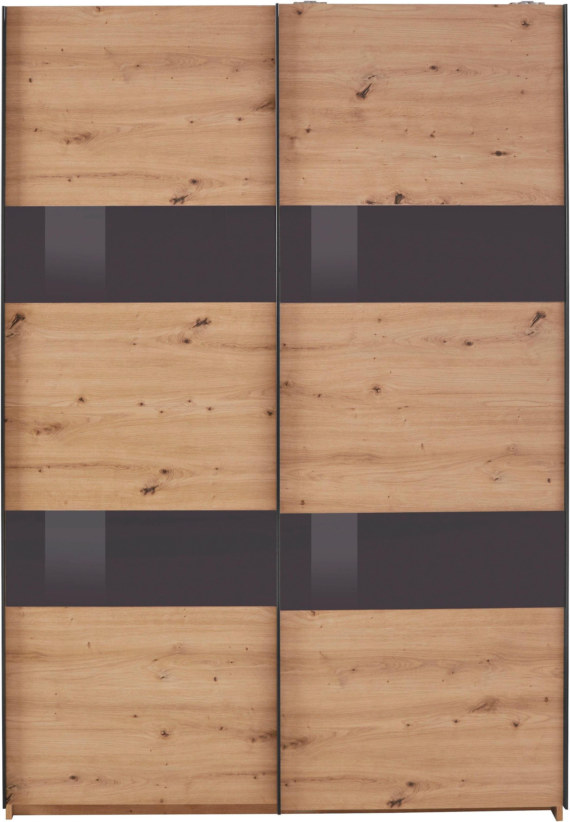 Wimex Schwebetürenschrank »Altona« mit Glaselementen und zusätzlichen Einlegeböden