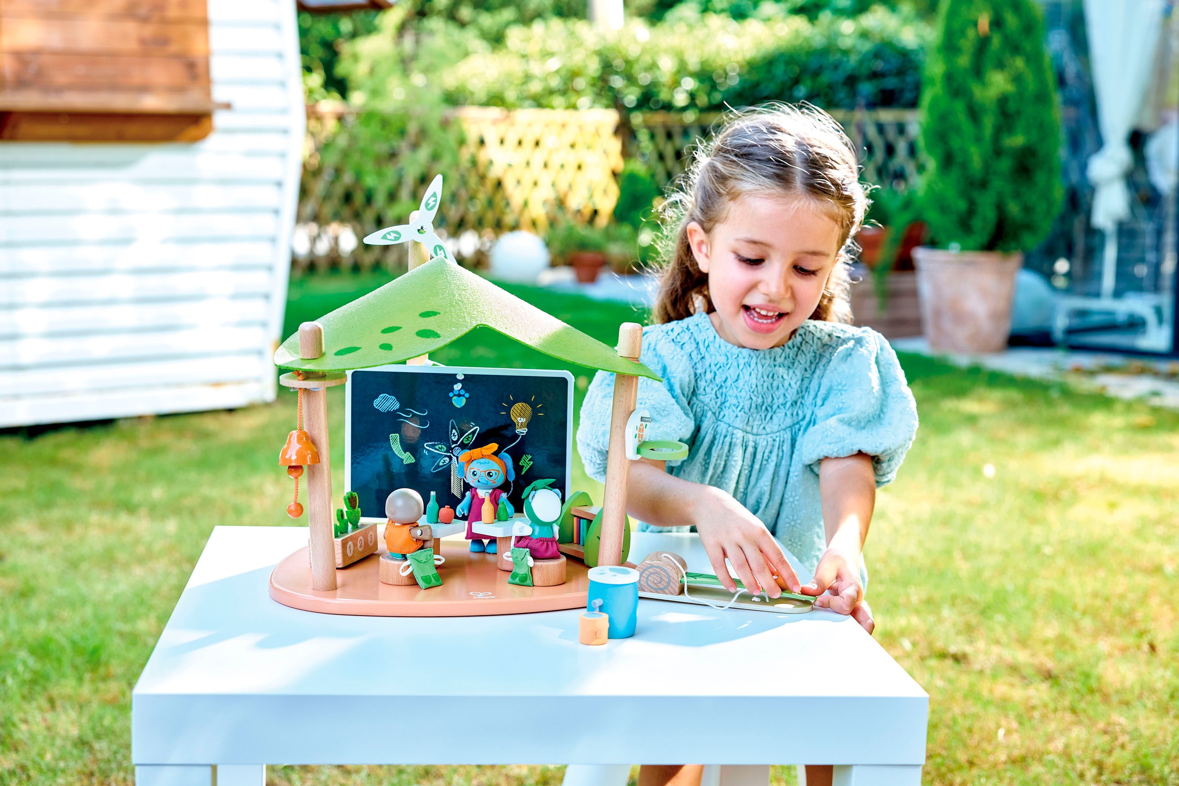 Hape Spielwelt »Green Planet Explorers, Schule«, (36 tlg.)