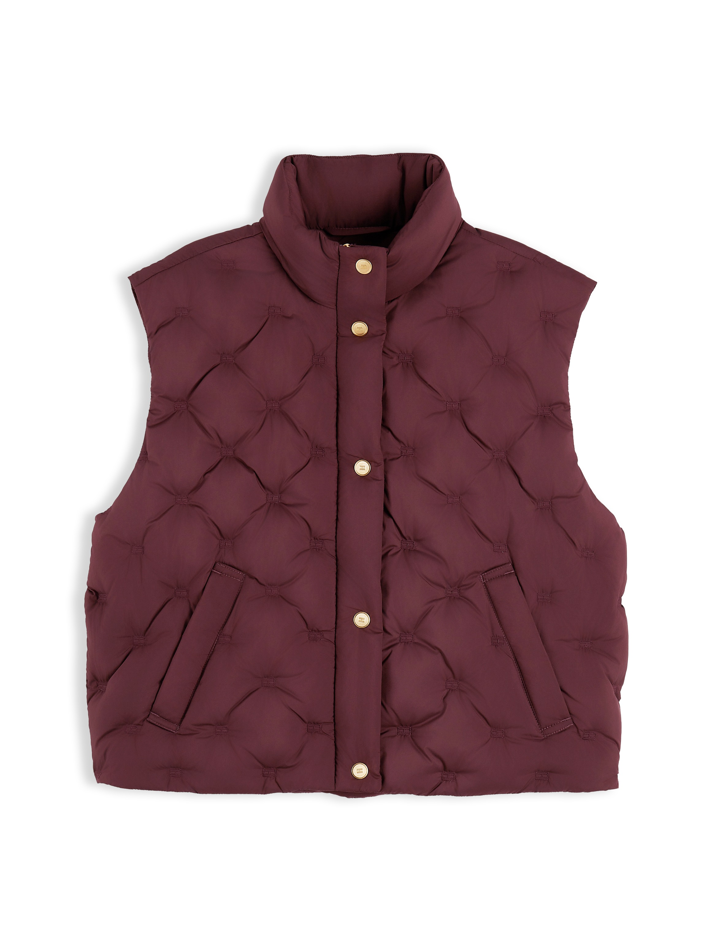 Tommy Hilfiger Steppweste »LW DOWN FLAG QUILT VEST« Kunstfaser