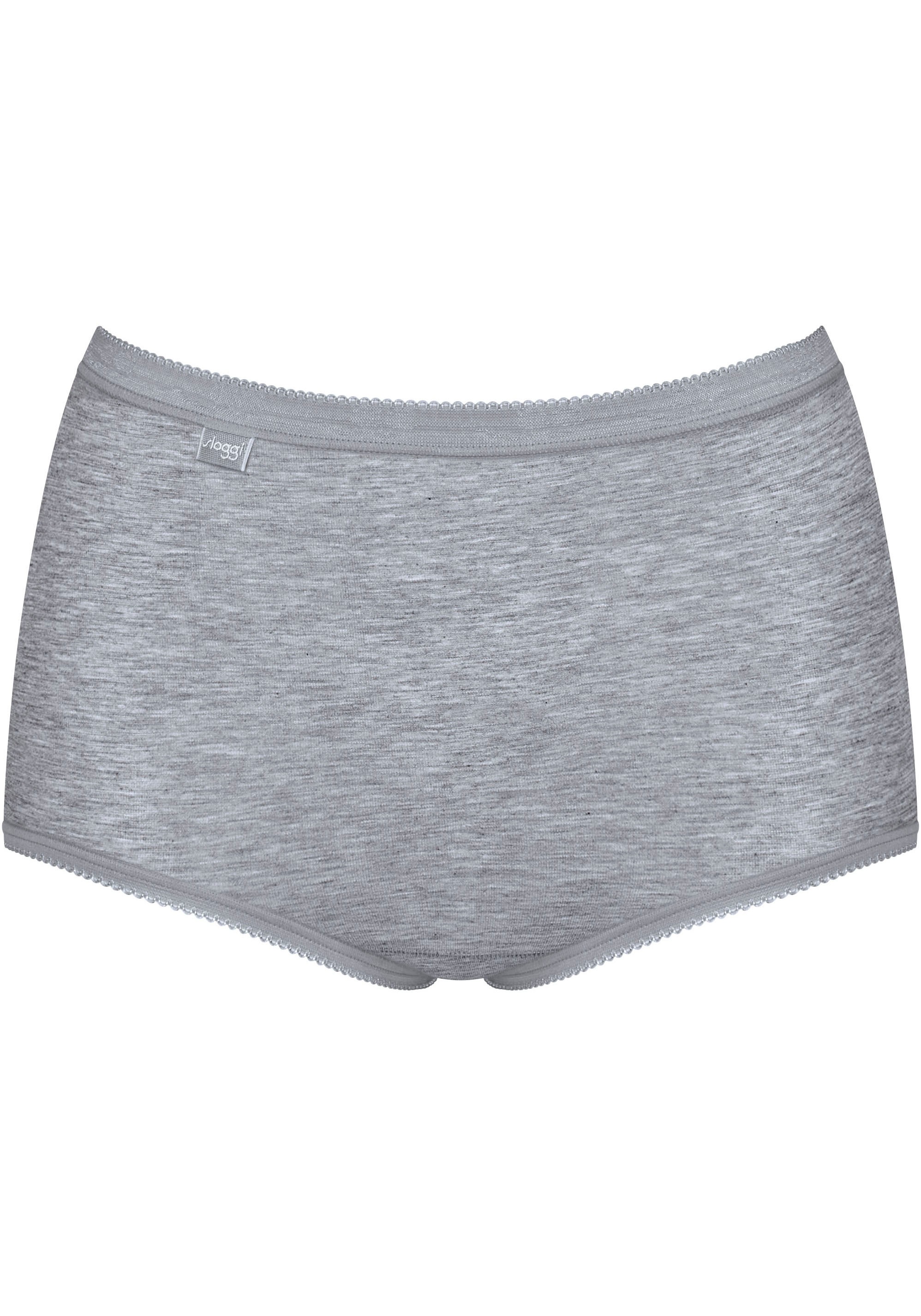 sloggi Maxislip »Basic+«, (3er Pack), Baumwollmischung, weiche Nähte, Single Jersey