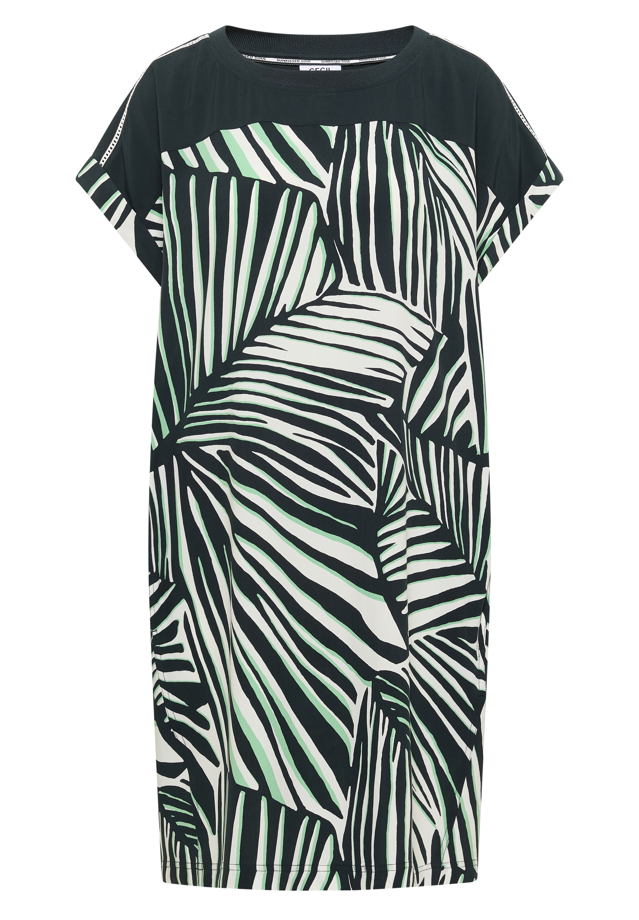 Cecil Sommerkleid Eingrifftaschen Sommerkleid mit grafischem Muster