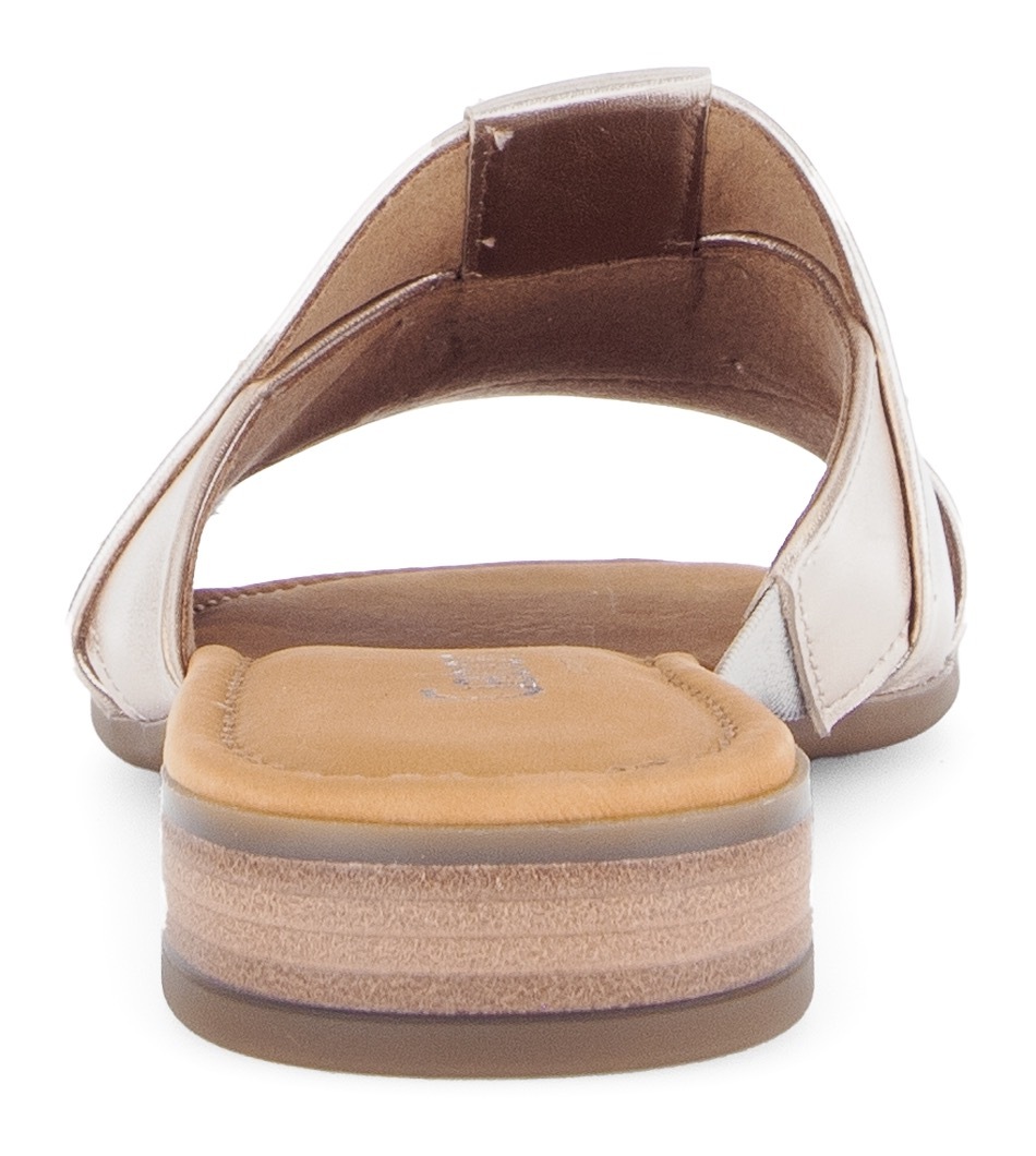 Gabor Pantolette »RHODOS«, Blockabsatz, Sommerschuh, Komfortschuh in Bequemweite G (= weit)