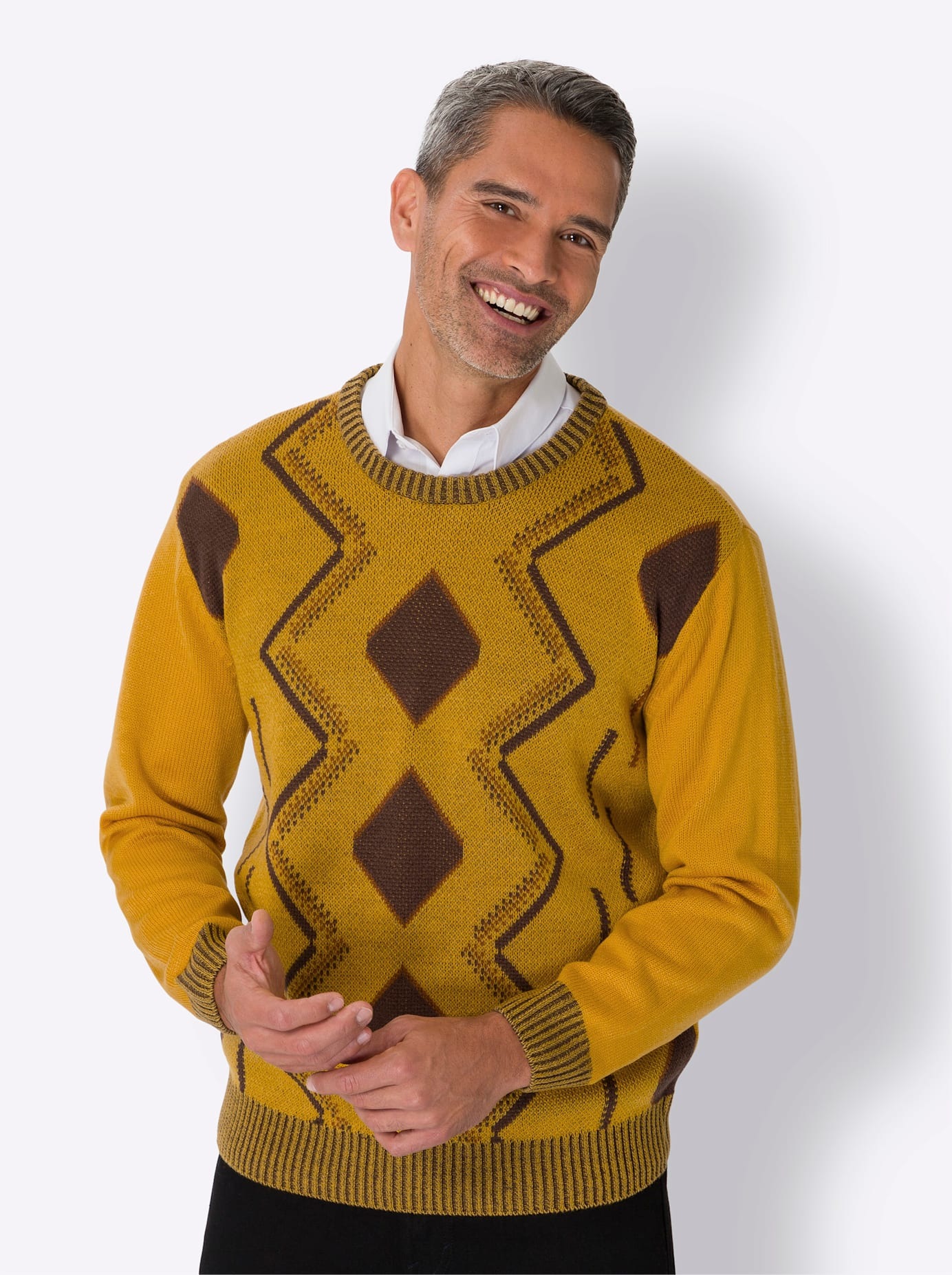 Classic Rundhalspullover »Rundhals-Pullover«