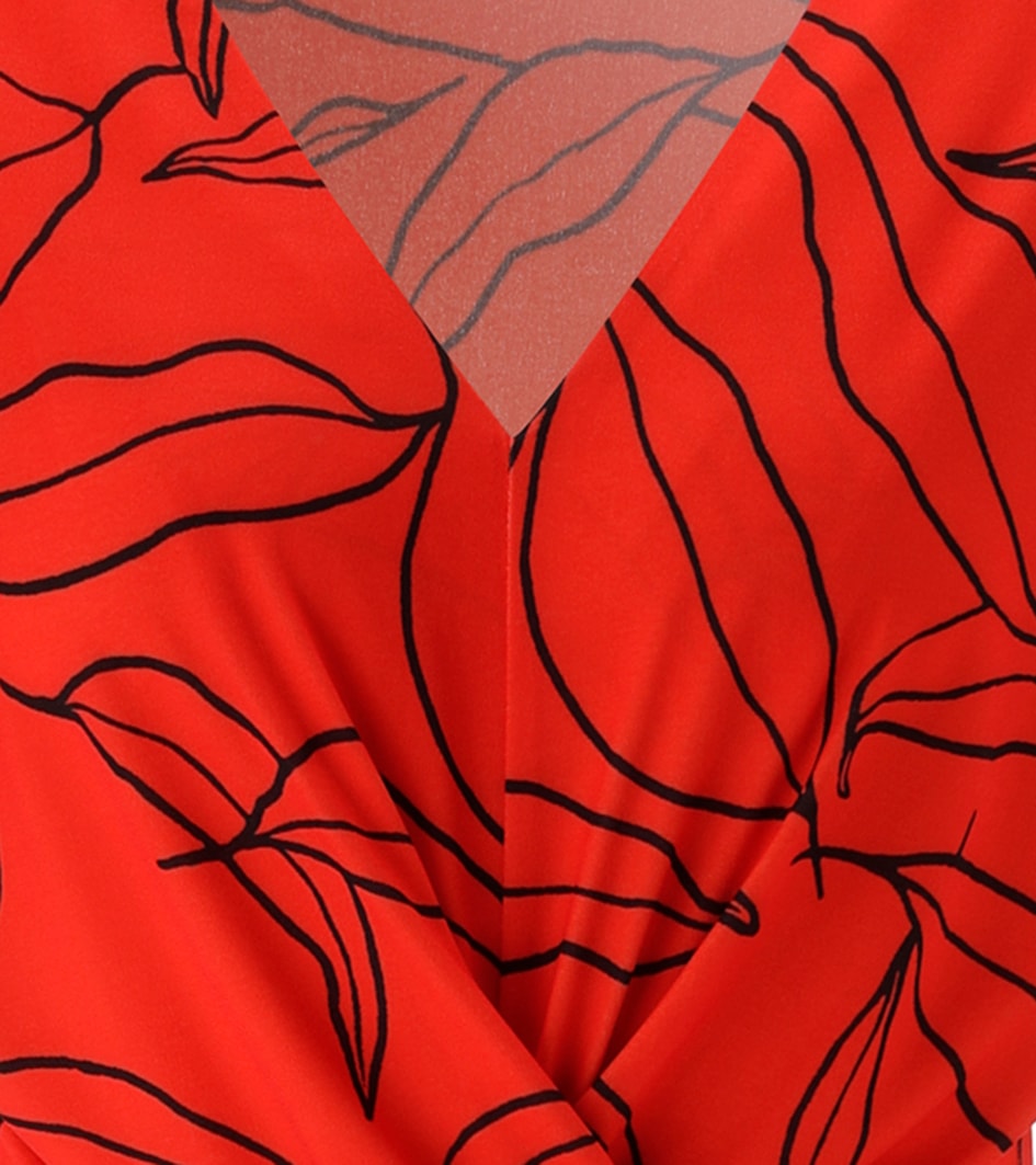 Aniston SELECTED Midikleid mit angedeuteter Wickelopik - NEUE KOLLEKTION