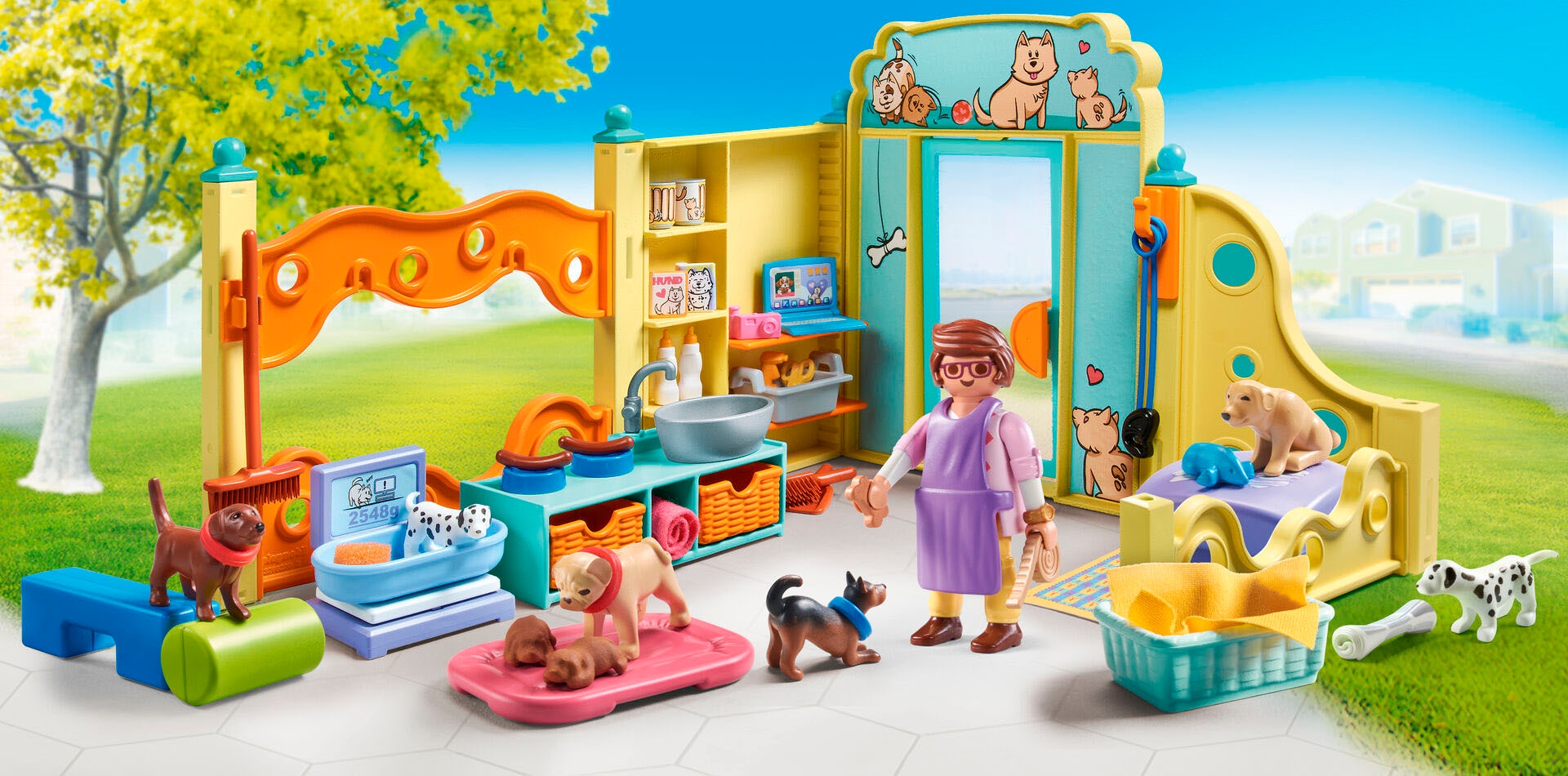 Playmobil® Konstruktions-Spielset »Welpenhaus (71743), Playmobil My Life«, (94 St.)