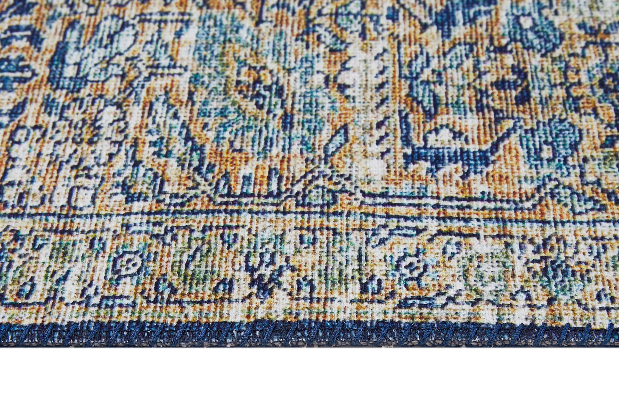 Barbara Becker Teppich »Loft 2«, rechteckig, 7 mm Höhe, Kurzflor, Orient-Optik, Vintage Design, waschbar