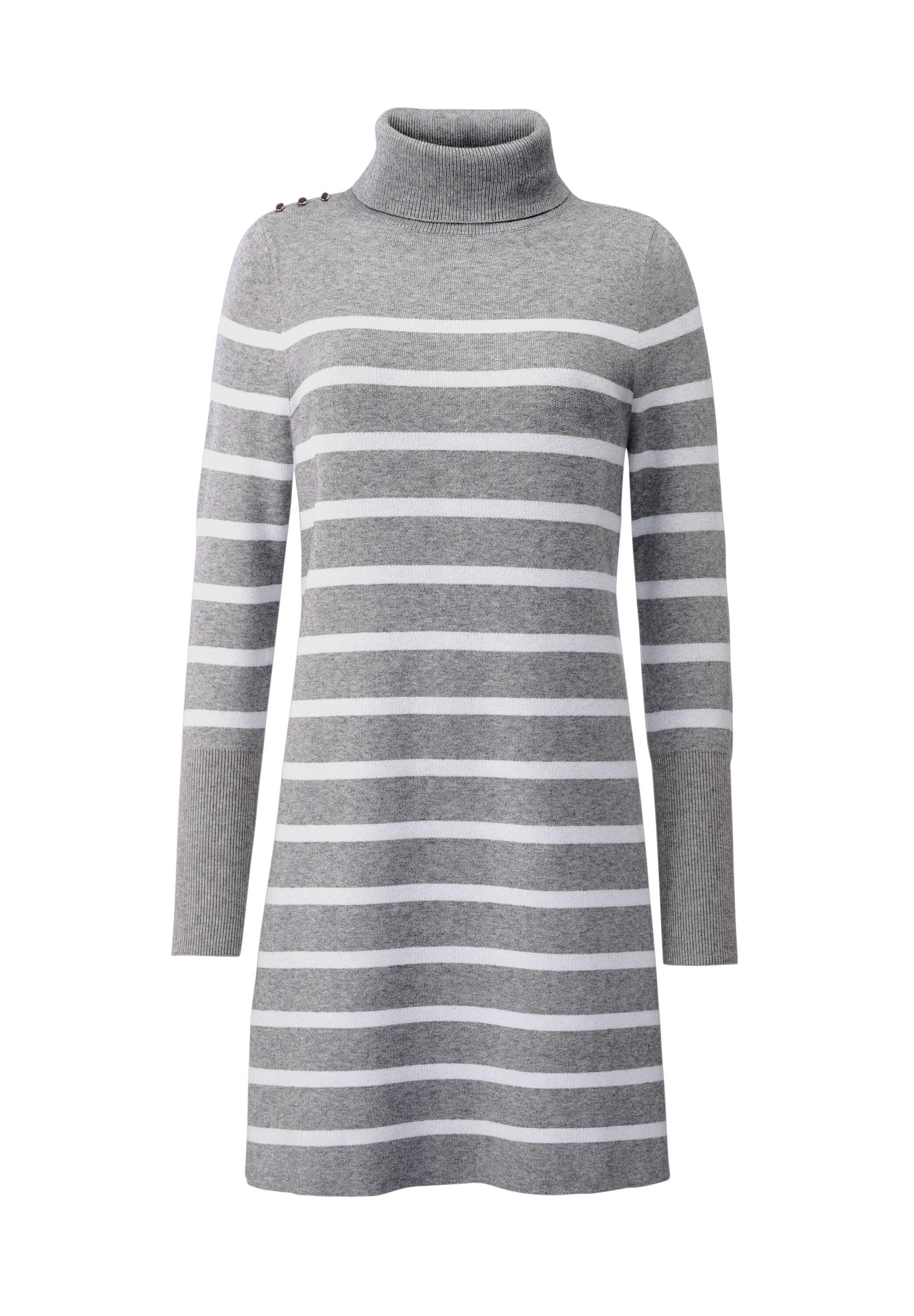 heine Strickkleid »Strickkleid Strickkleid mit Ringelmuster« Ohne Taschen