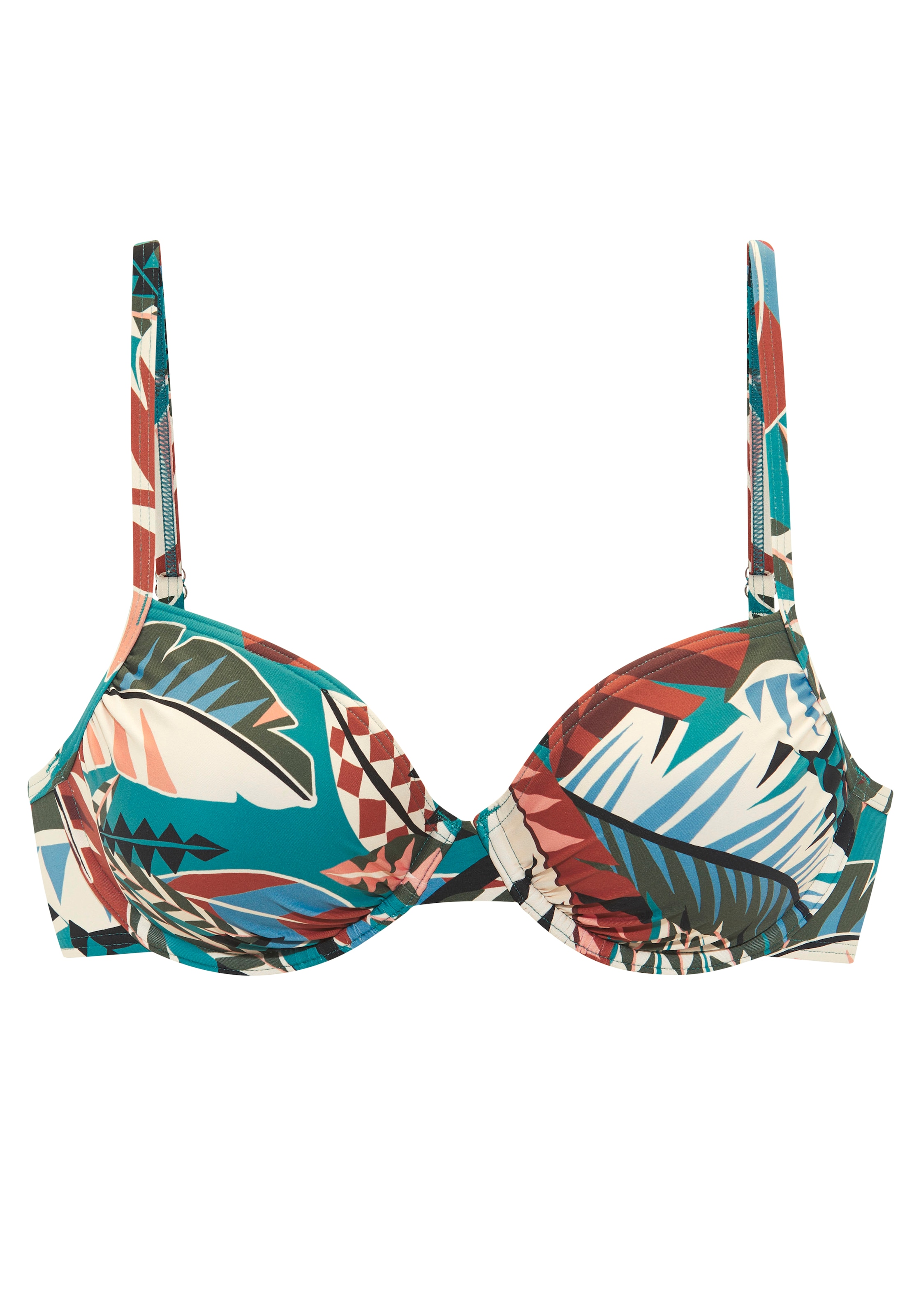 Buffalo Bügel-Bikini-Top »Moana« mit modernem Allover-Print