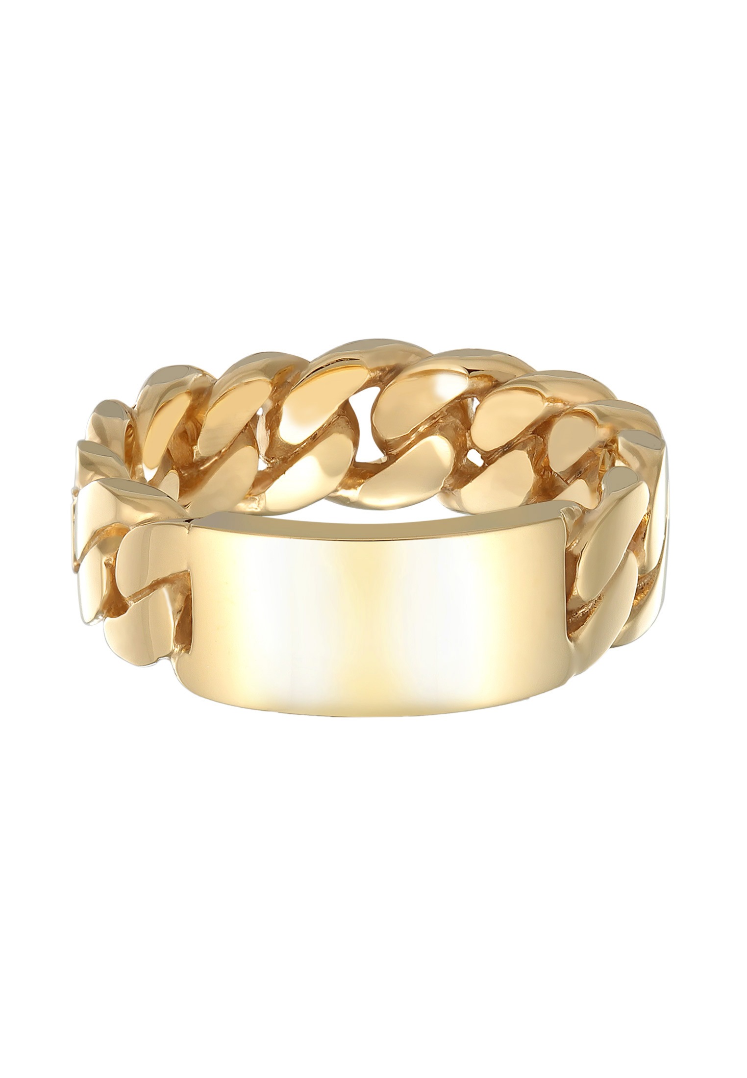 Kuzzoi Silberring »Ring Herren Siegelring Panzer Glieder Platte 925 Silber«