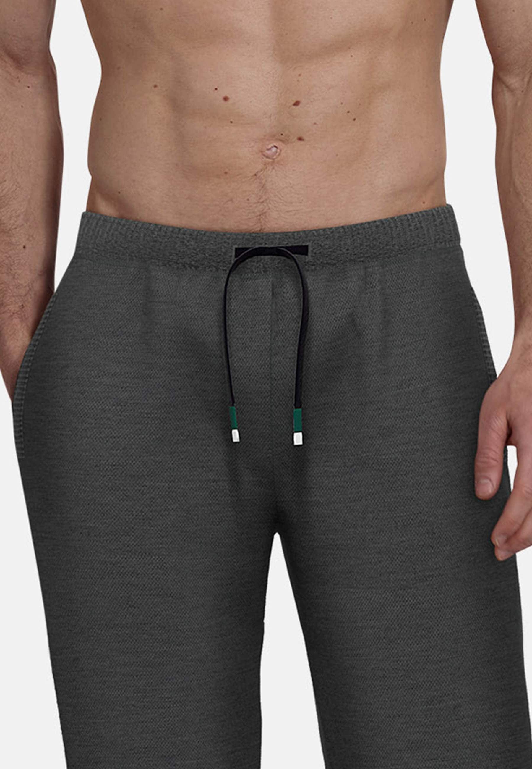 bugatti Pyjamahose »Bologna«, mit Seitentaschen, niedriger Bund, bequem, elastisch, Materialmix
