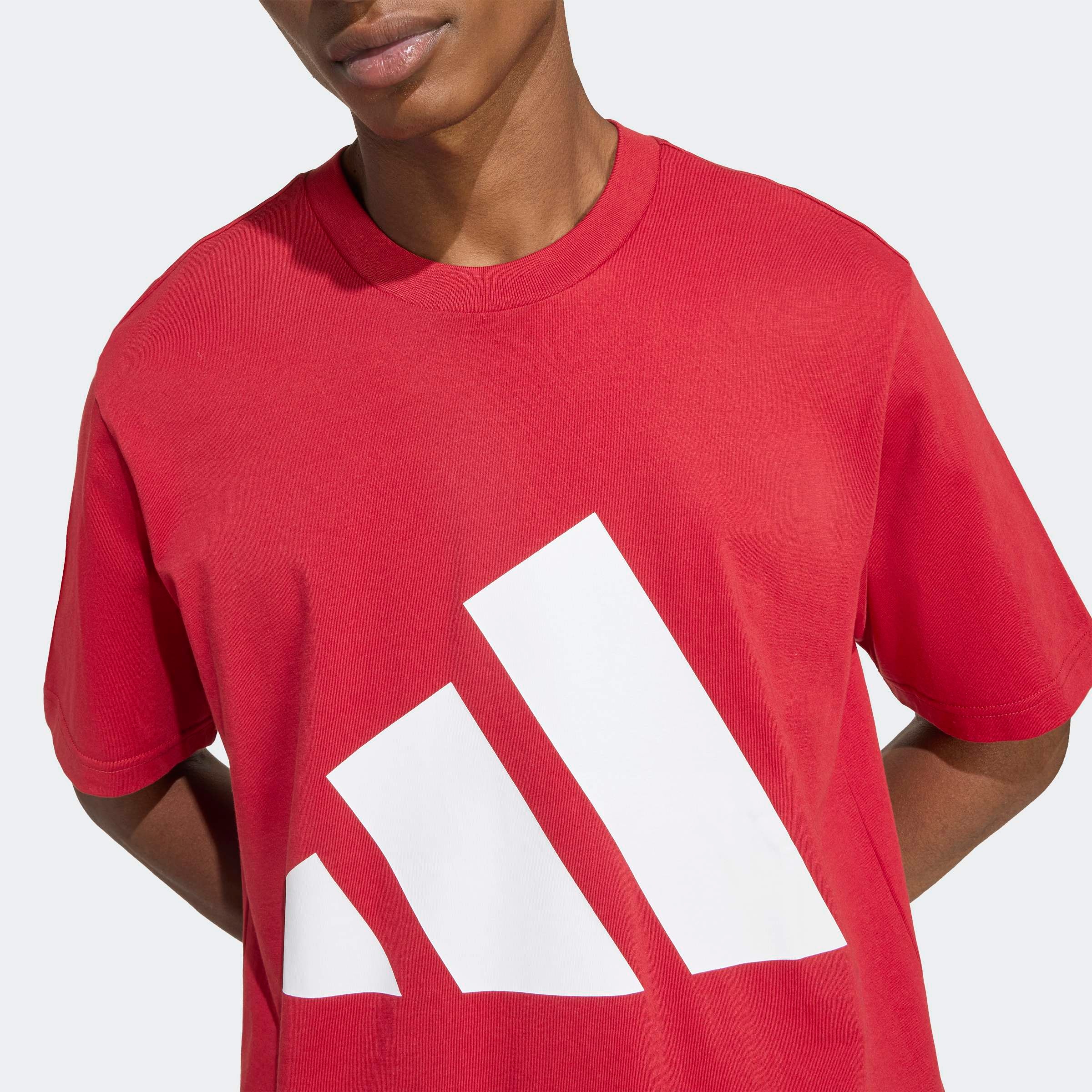 adidas Sportswear T-Shirt »ESSENTIALS BIG LOGO« klassische Silhouette, mit Rundhalsausschnitt