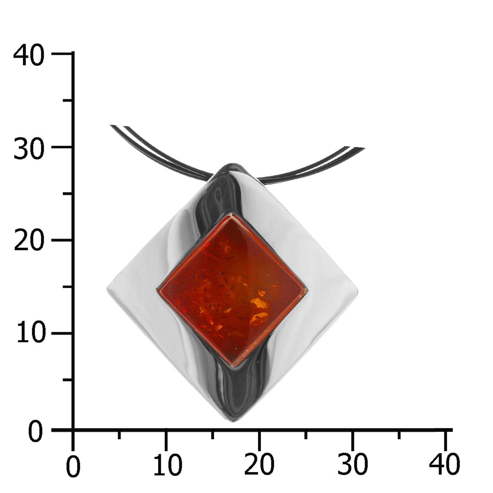 OSTSEE-SCHMUCK Kette mit Anhänger »- Gleiter-Alvina - Silber 925/000 - Bernstein«