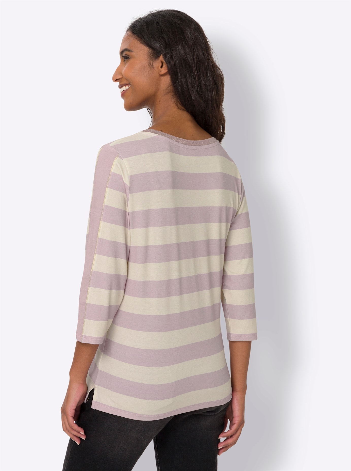 heine 3/4-Arm-Shirt »Druck-Shirt«, (1 tlg.)