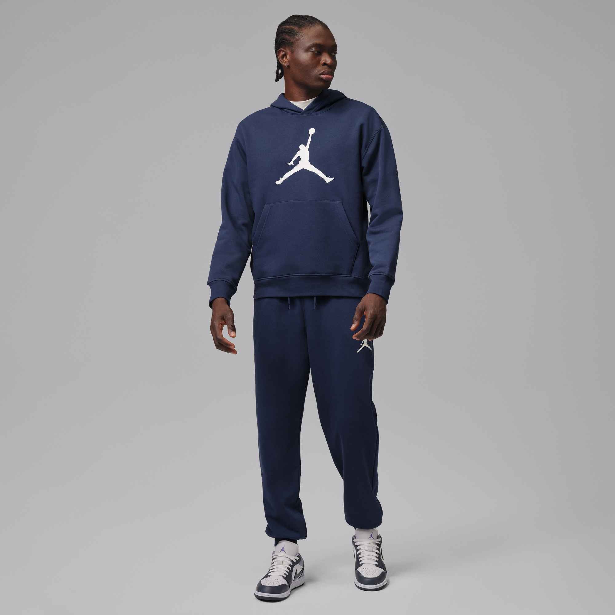 Jordan Trainingstop »M J JUMPMAN FLC HBR PO 2« sportliches Trainingsshirt, mit weicher Innenseite