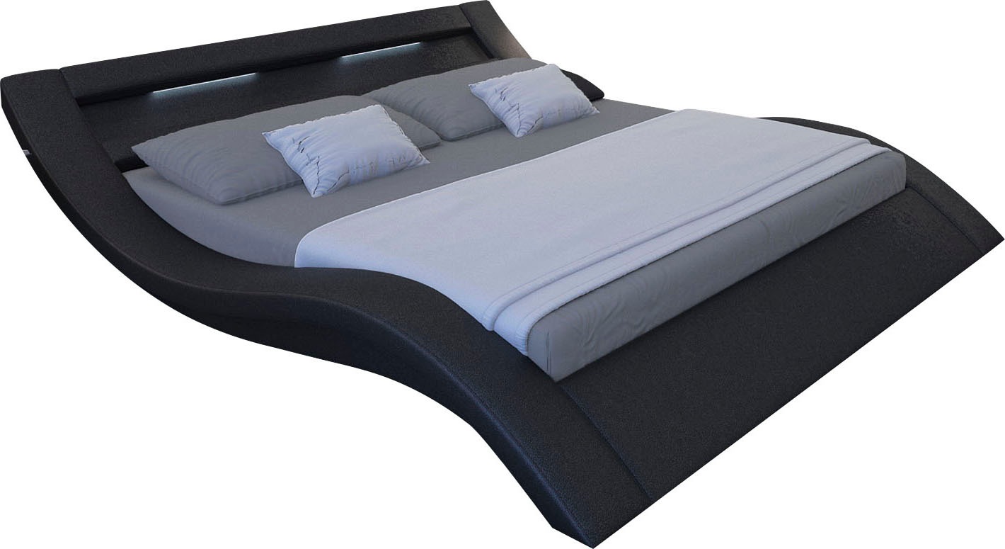 Salesfever Polsterbett Mit Led Licht Im Kopfteil Lounge Bett In Moderner Form Design Bett In Kunstleder Kaufen Bei Otto