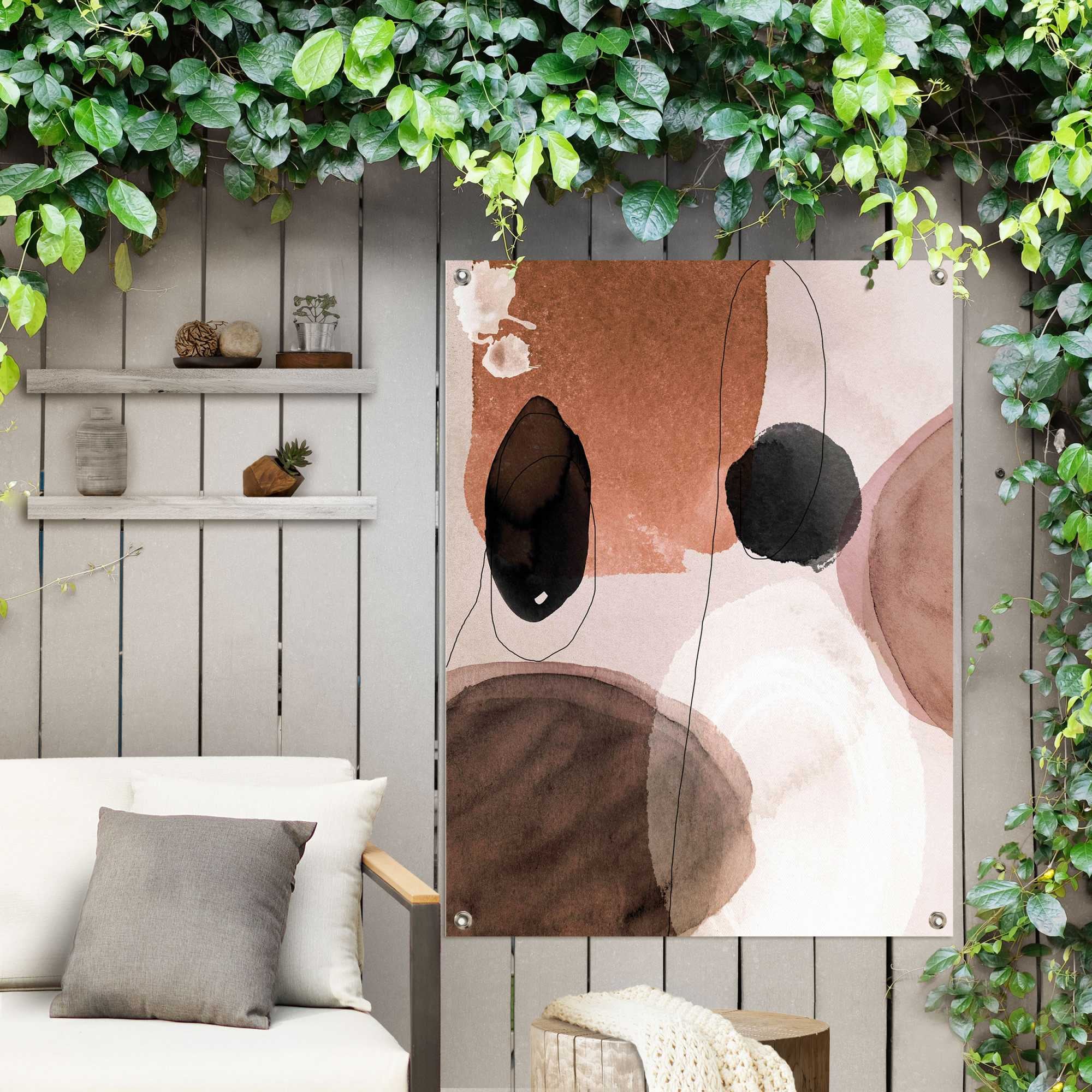 Reinders! Poster »Abstrakte Formen«, Outdoor für Garten oder Balkon