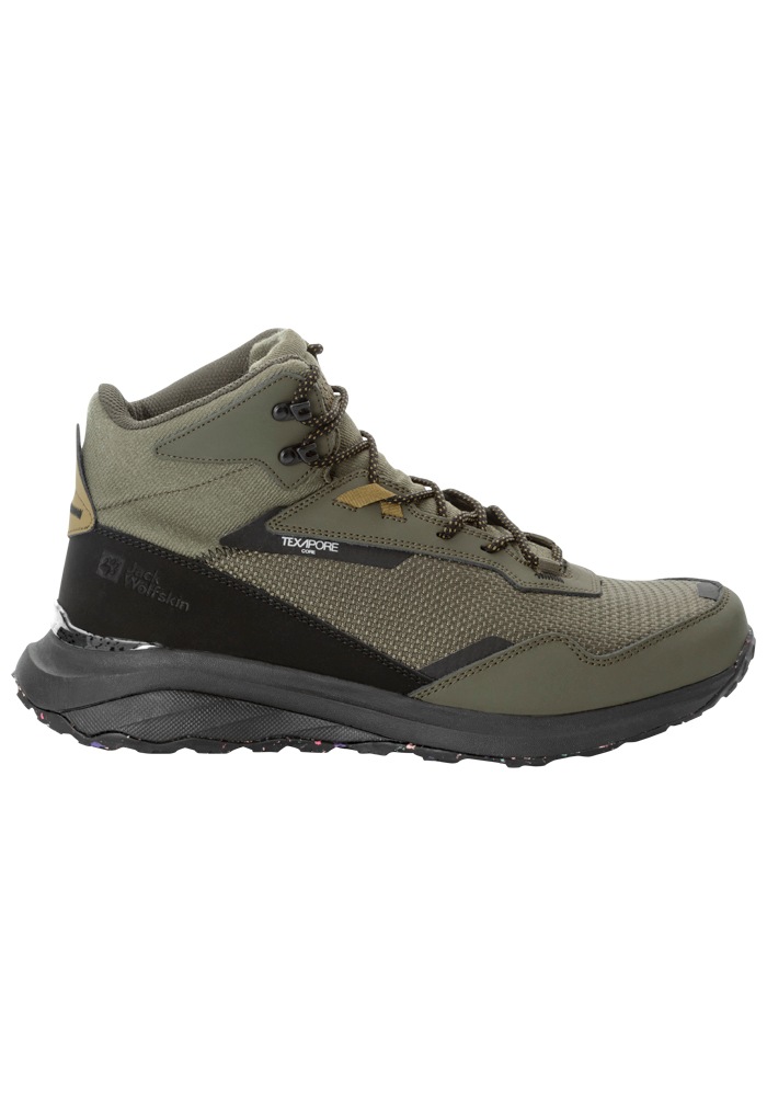 Jack Wolfskin Herren Sneaker »DROMOVENTURE TEXAPORE MID M« in grün, Größe UK11-EU455