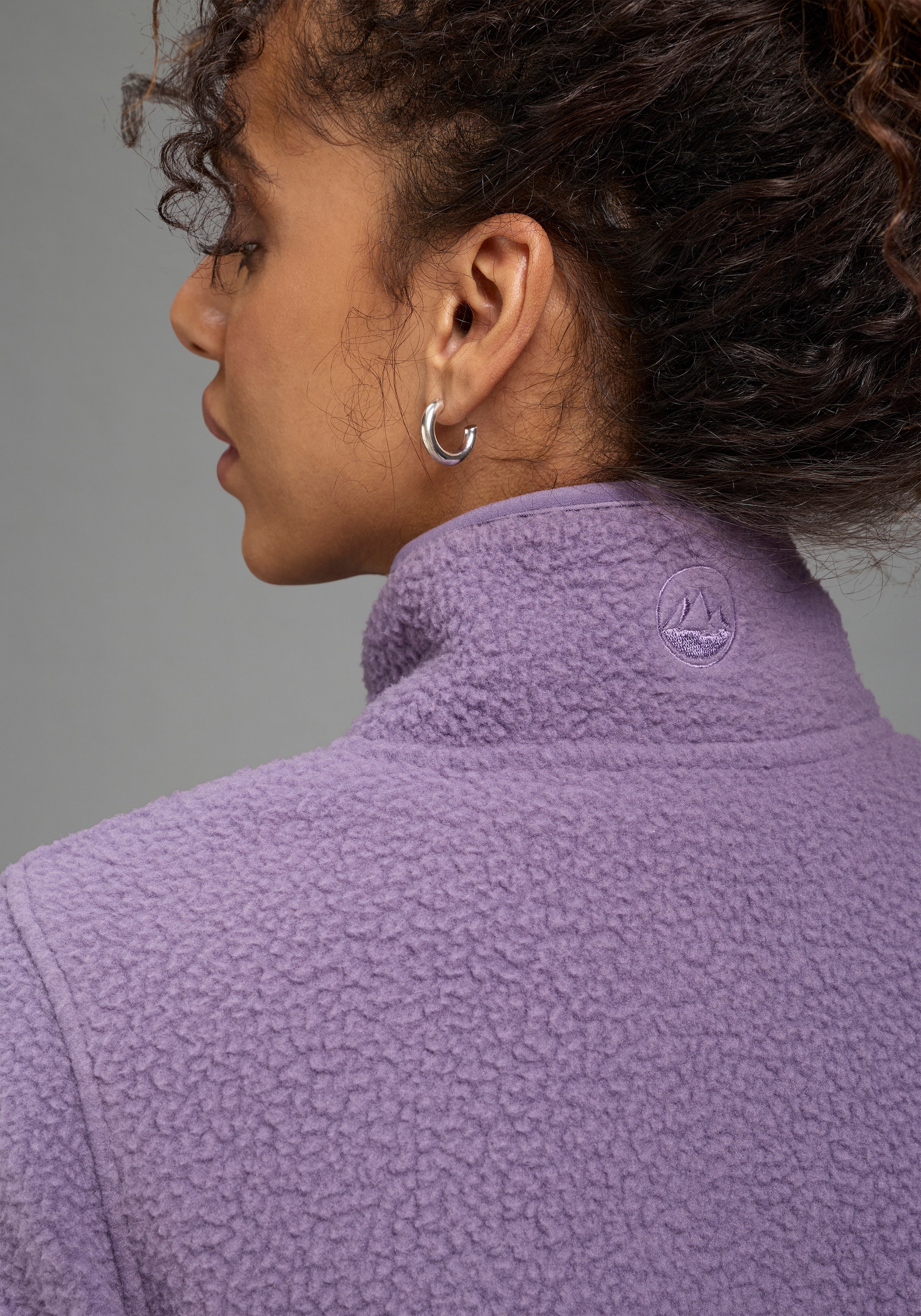 Polarino Fleecejacke aus Teddy-Fleece, Übergangsjacke