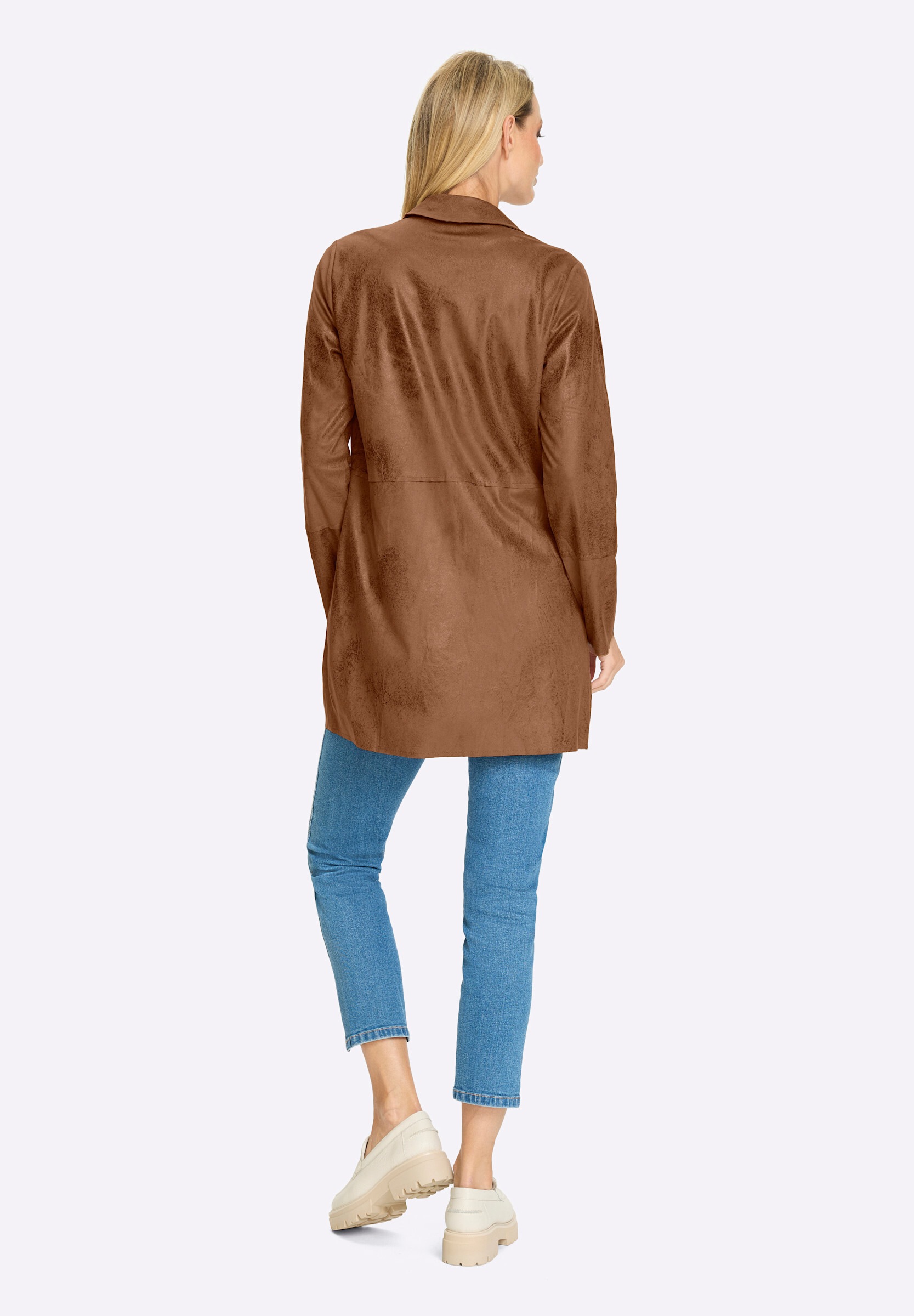 heine Lederimitat-Blazer »Blazerjacke Blazer«