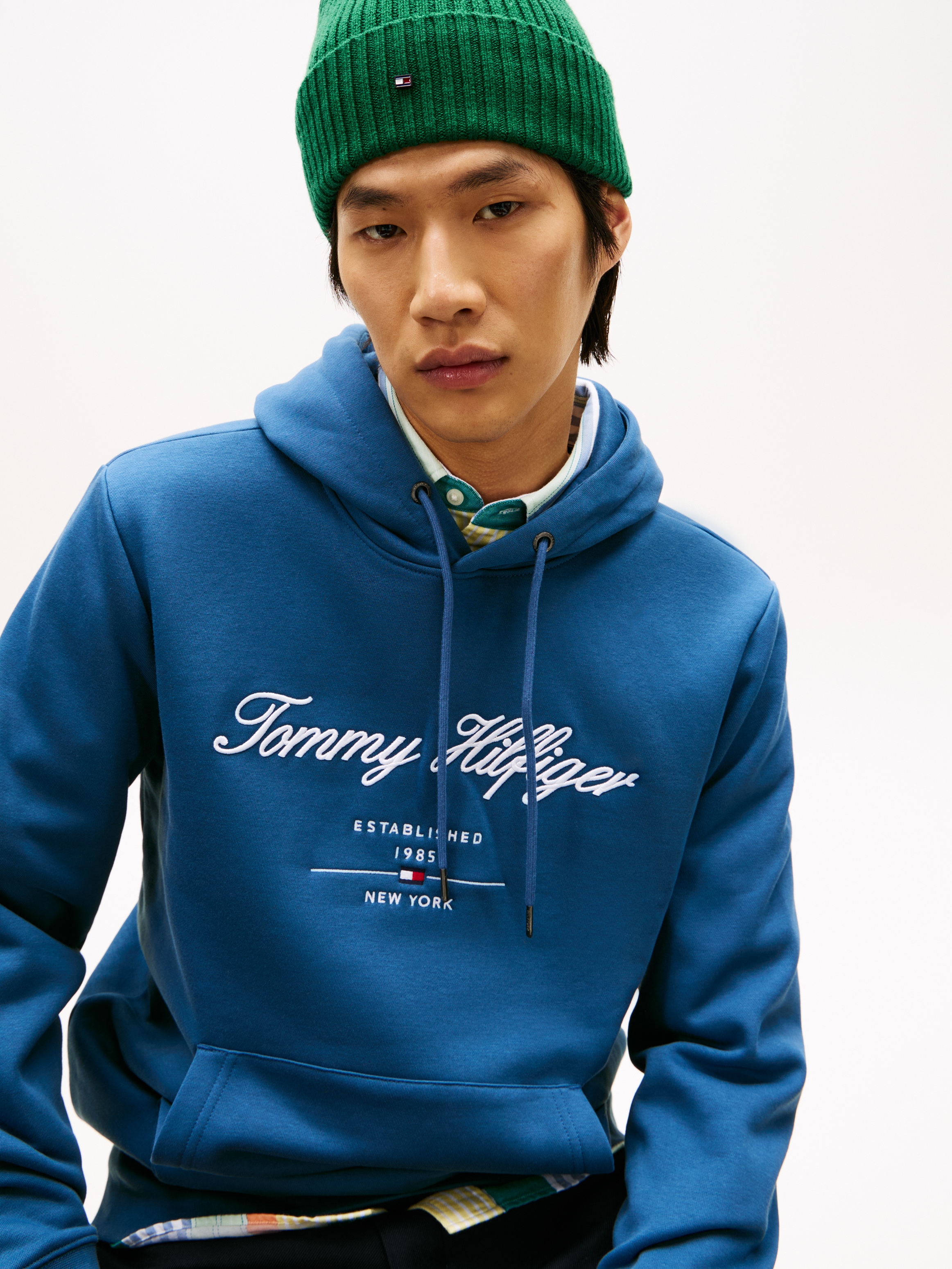 Tommy Hilfiger Hoodie »SCRIPT LOGO HOODY«, mit aufgesticktem Logo