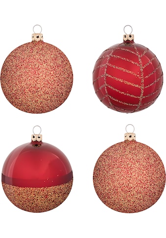 Weihnachtsbaumkugel »Tarja, Weihnachtsdeko, Christbaumschmuck, Christbaumkugeln Glas«,...