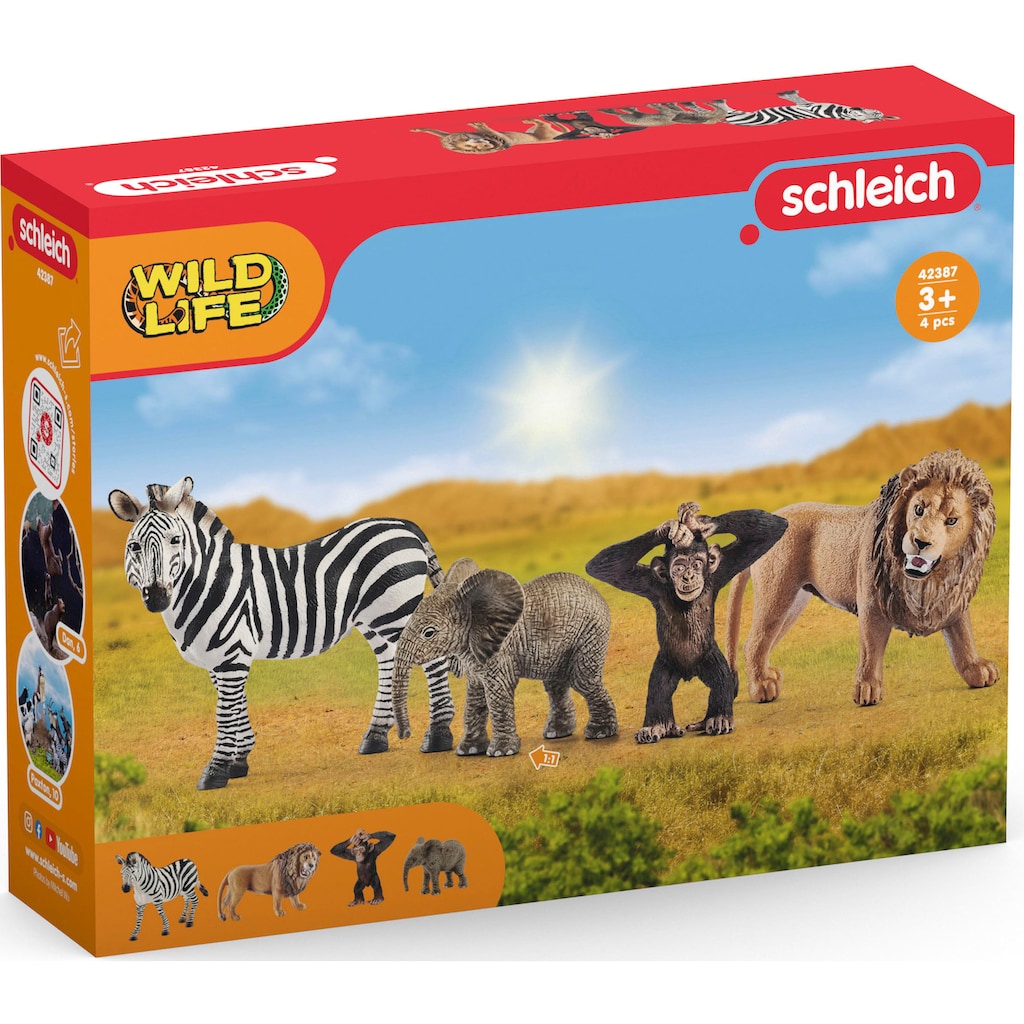 Schleich® Spielfigur »WILD LIFE, Starter Set (42387)«, (Set)