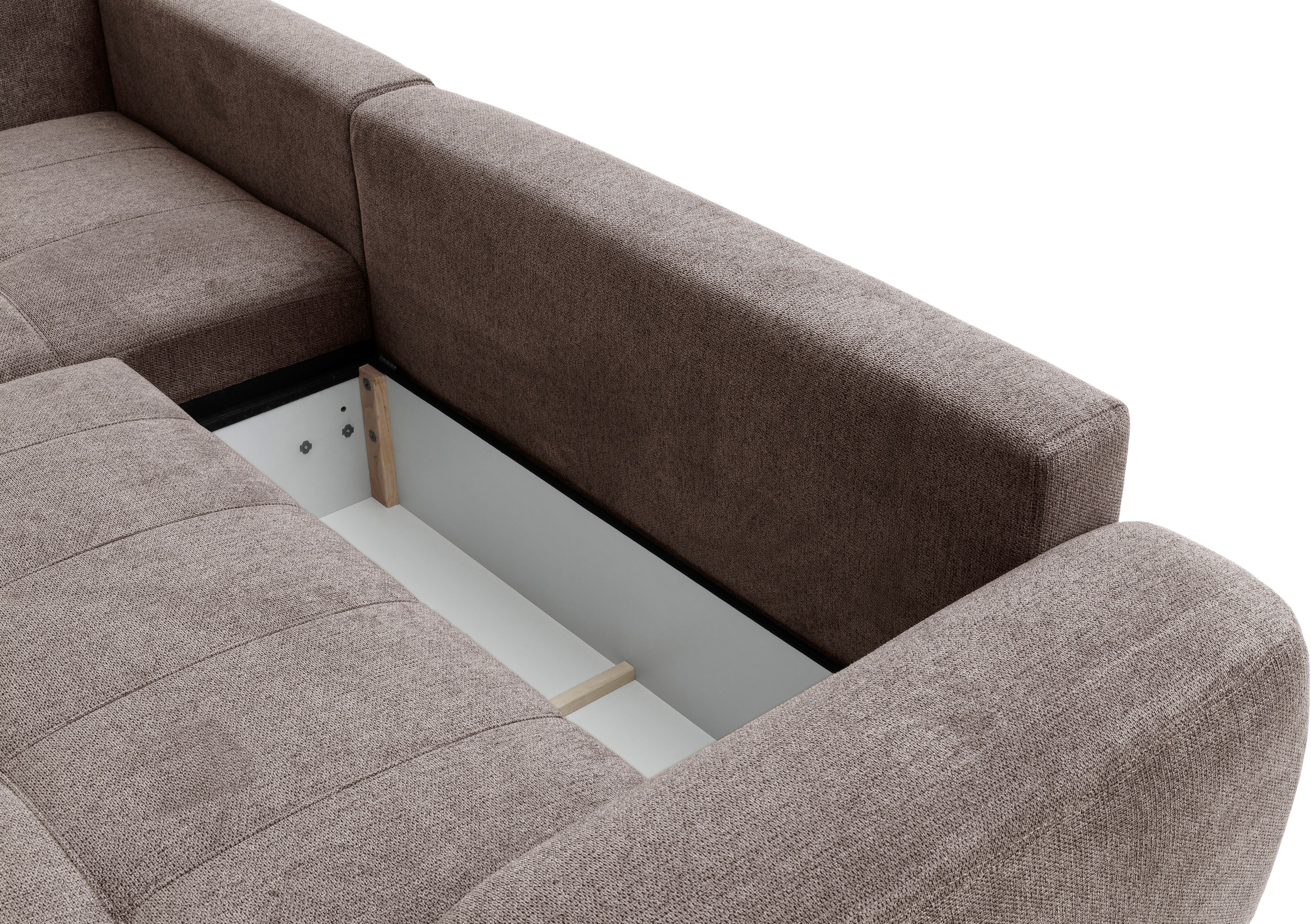 Mr. Couch Ecksofa »Mykonos, L-Form, Dauerschläfer« Mit Boxpring-Taschenfederkern