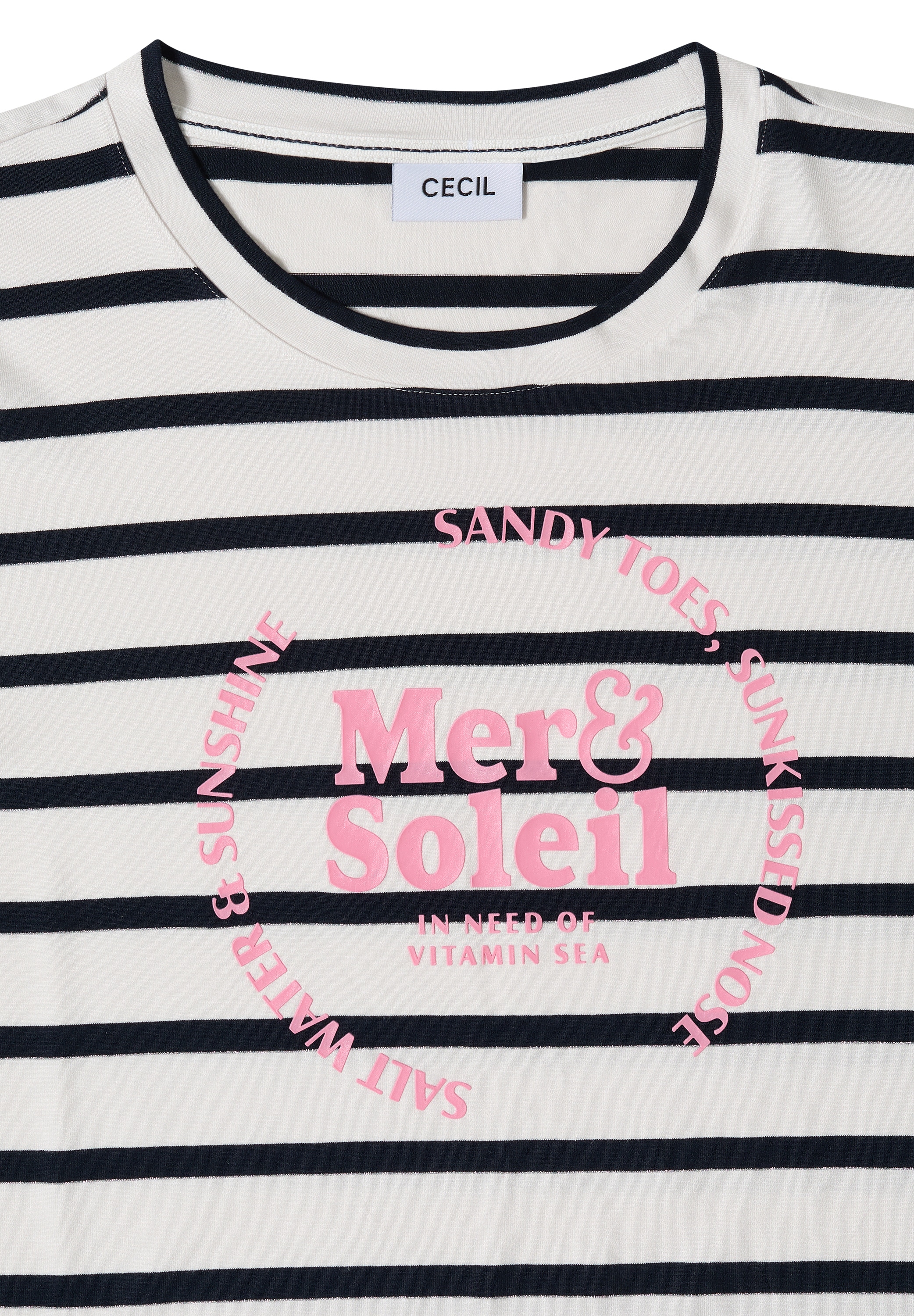 Cecil T-Shirt mit Streifen Muster