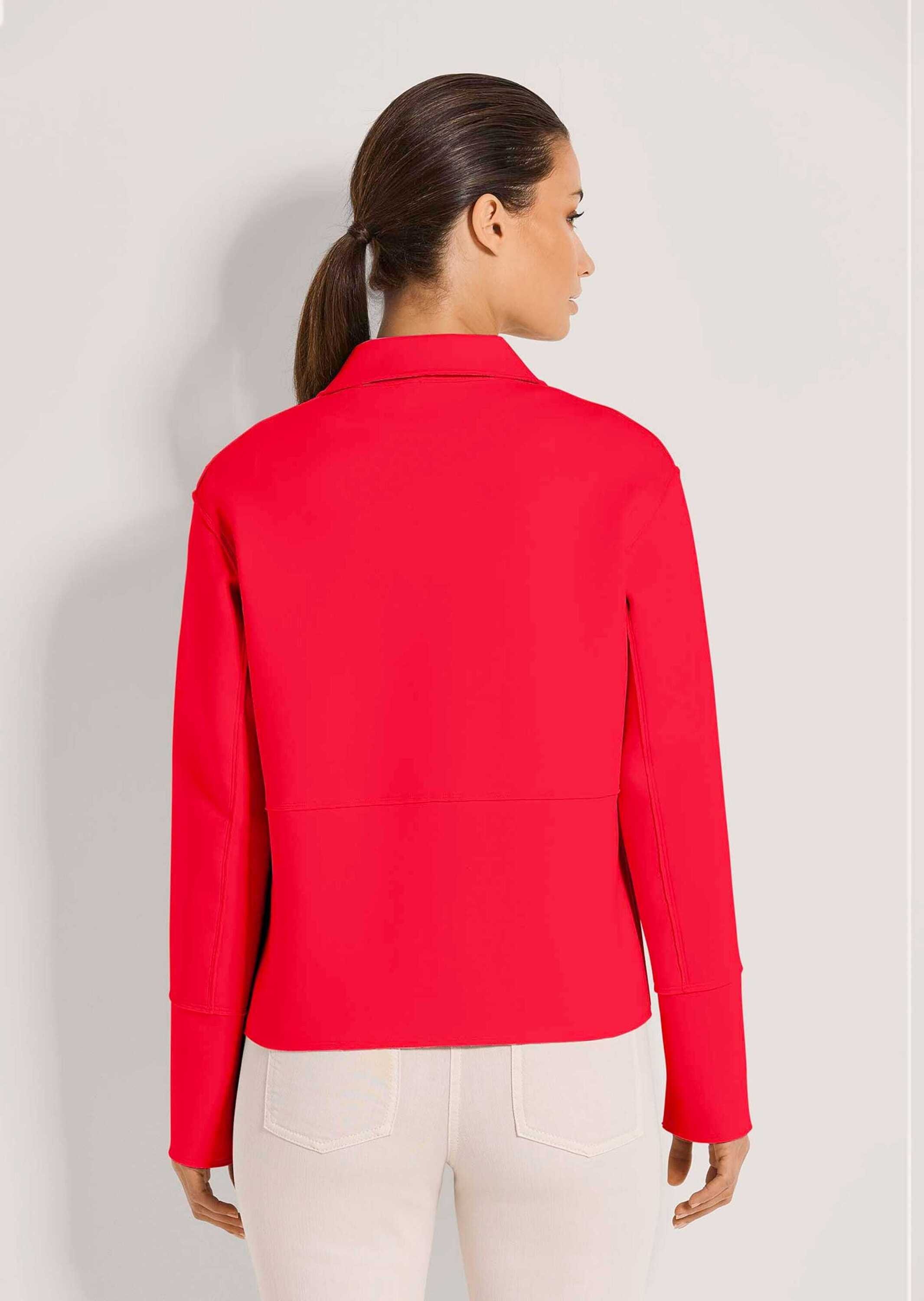 MADELEINE Jackenblazer »Kurzblazer Moderner Damenblazer mit Hemdkragen« Offene Schnittkanten