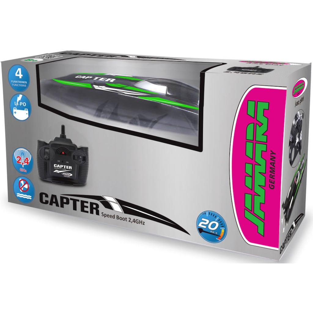 Jamara RC-Boot »Capter Speedboot, schwarz«