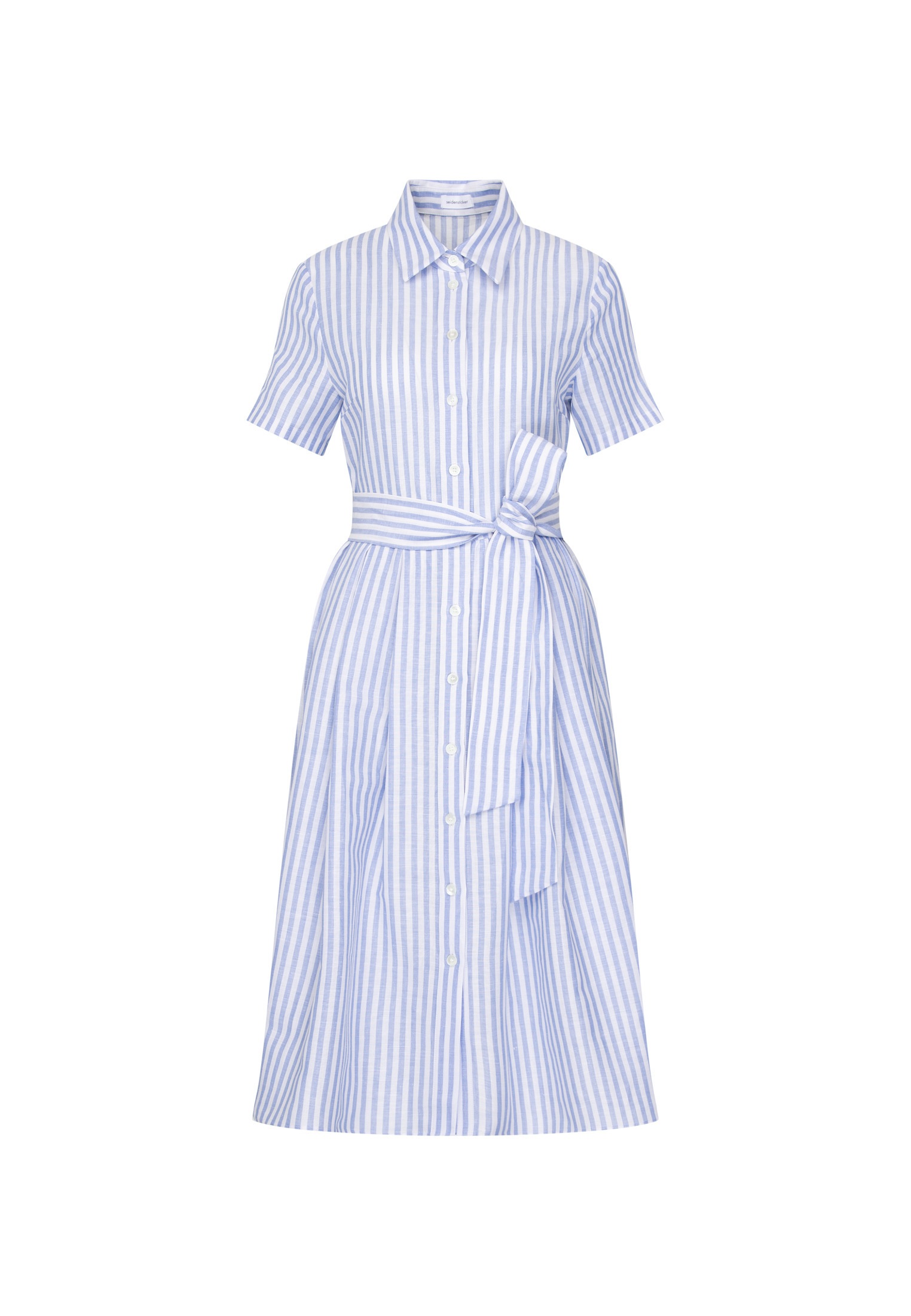 seidensticker Sommerkleid 1/1 Kragen Gestreift