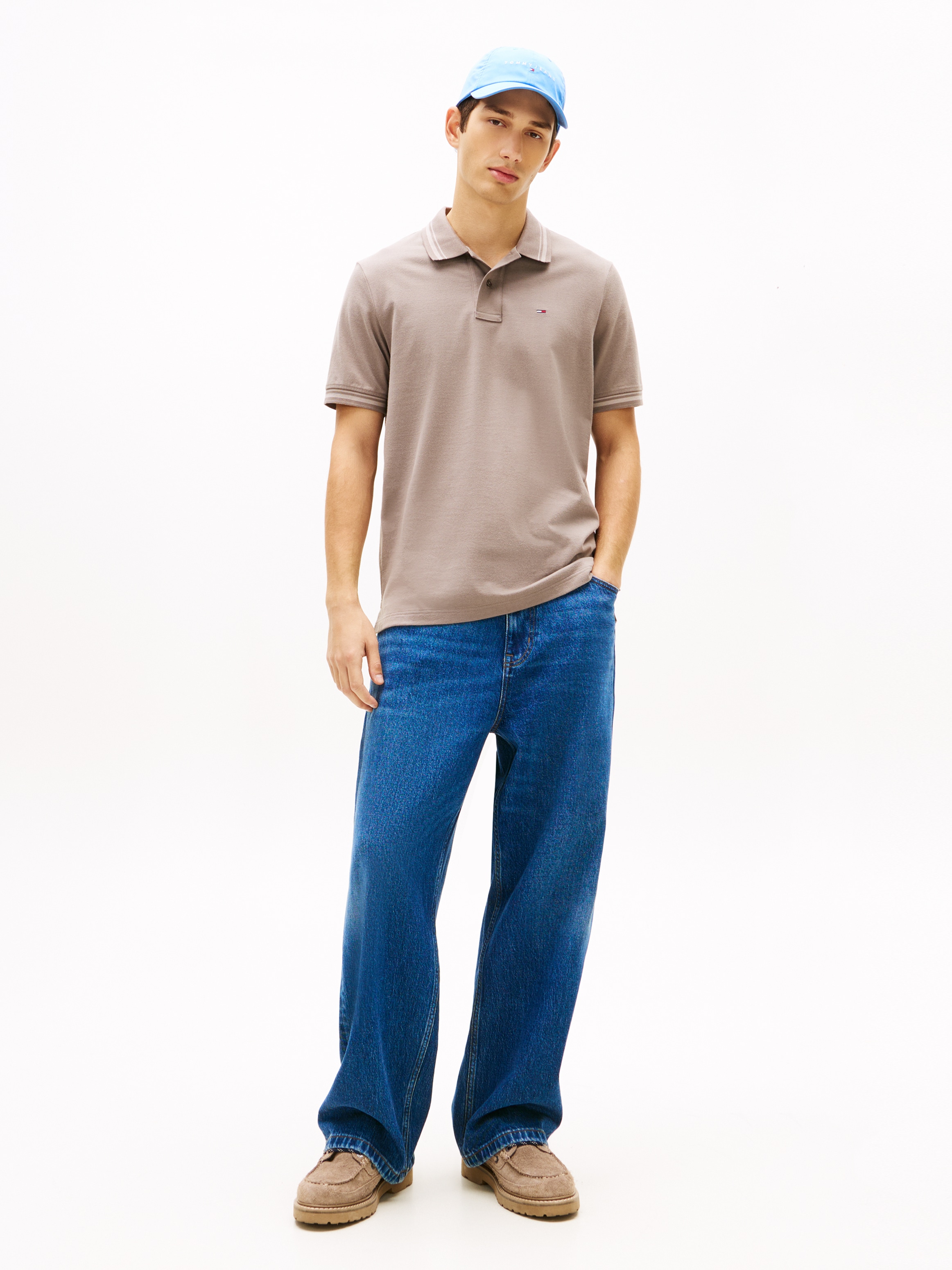 Tommy Jeans Poloshirt »TJM REGULAR TIPPED« Regular fit mit Polokragen